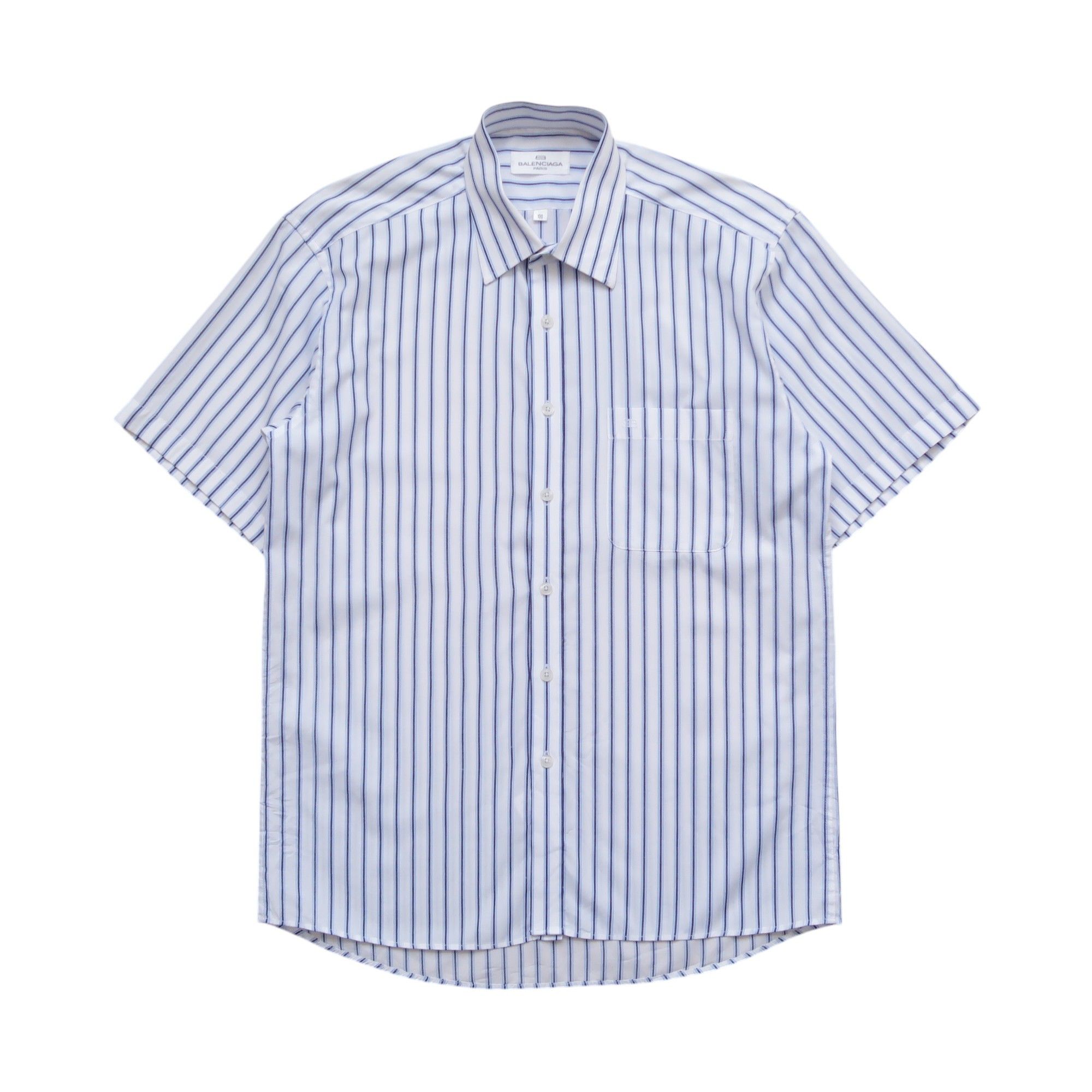 Vintage Balenciaga Psychedelic Stripe Shirt Short