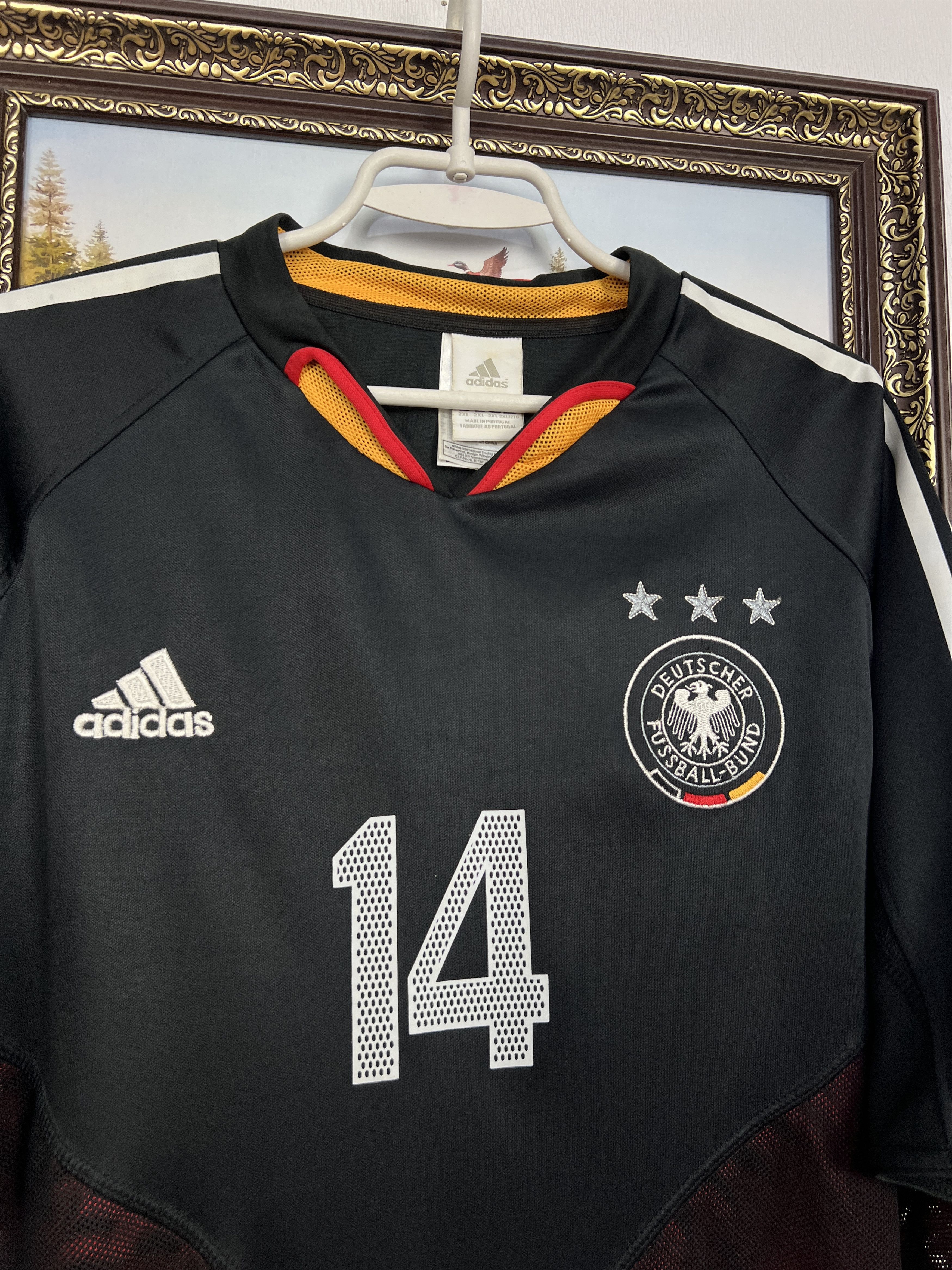 Adidas Germany football shirt Soccer #14 Asamoah Jersey Trikot Size US XXL / EU 58 / 5 - 3 Thumbnail