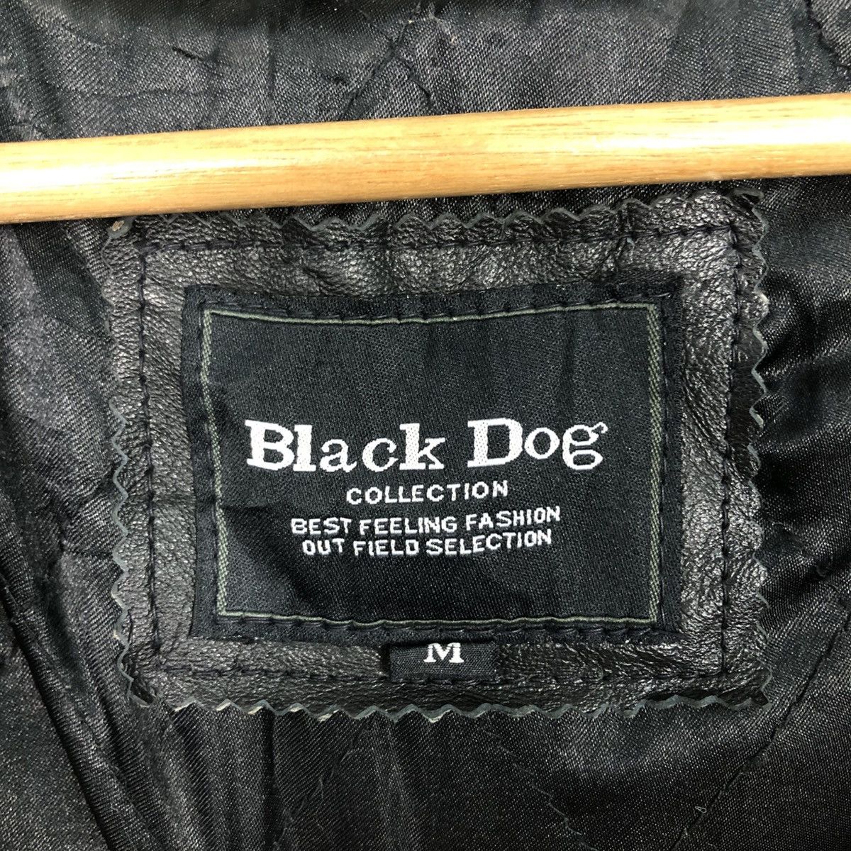 Japanese Brand 📌Vintage Leather Jacket Black Dog Blanket Issey Miyake Size US M / EU 48-50 / 2 - 20 Thumbnail