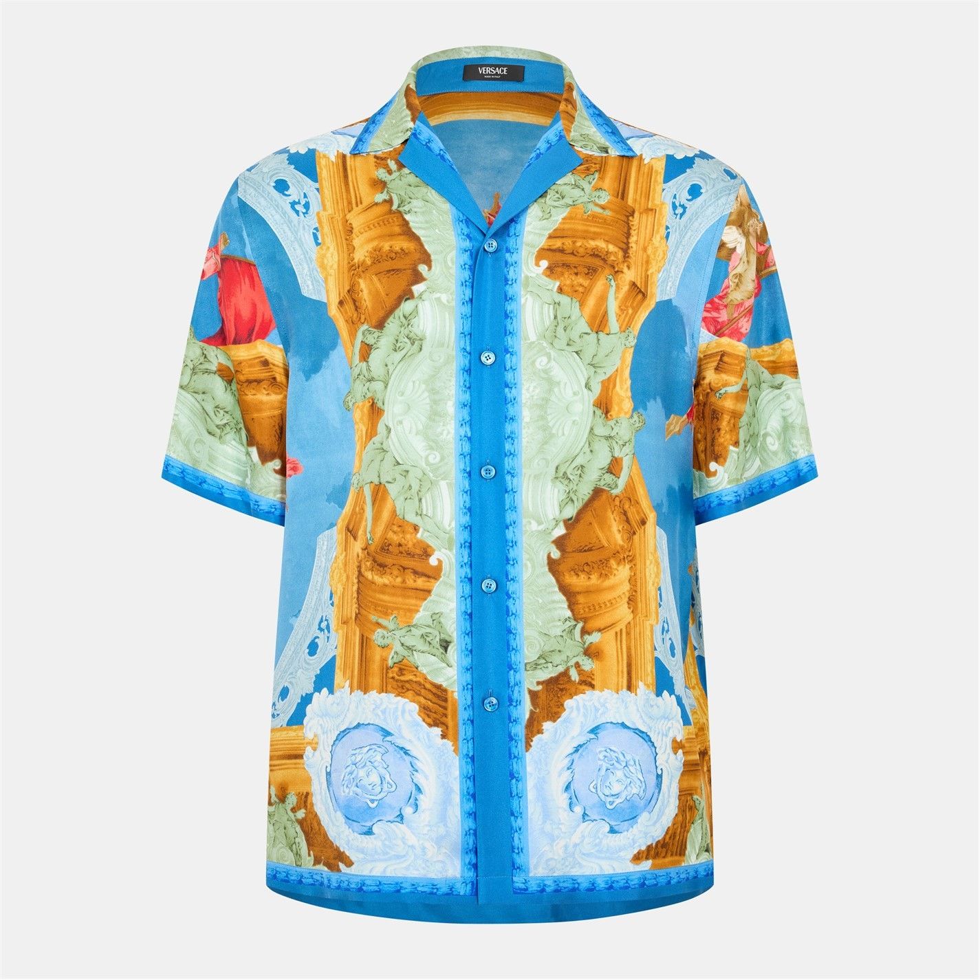 Versace o1g2r1mq0526 Short Sleeve Short Patterned Shirt Multicolor Size US S / EU 44-46 / 1 - 1 Thumbnail