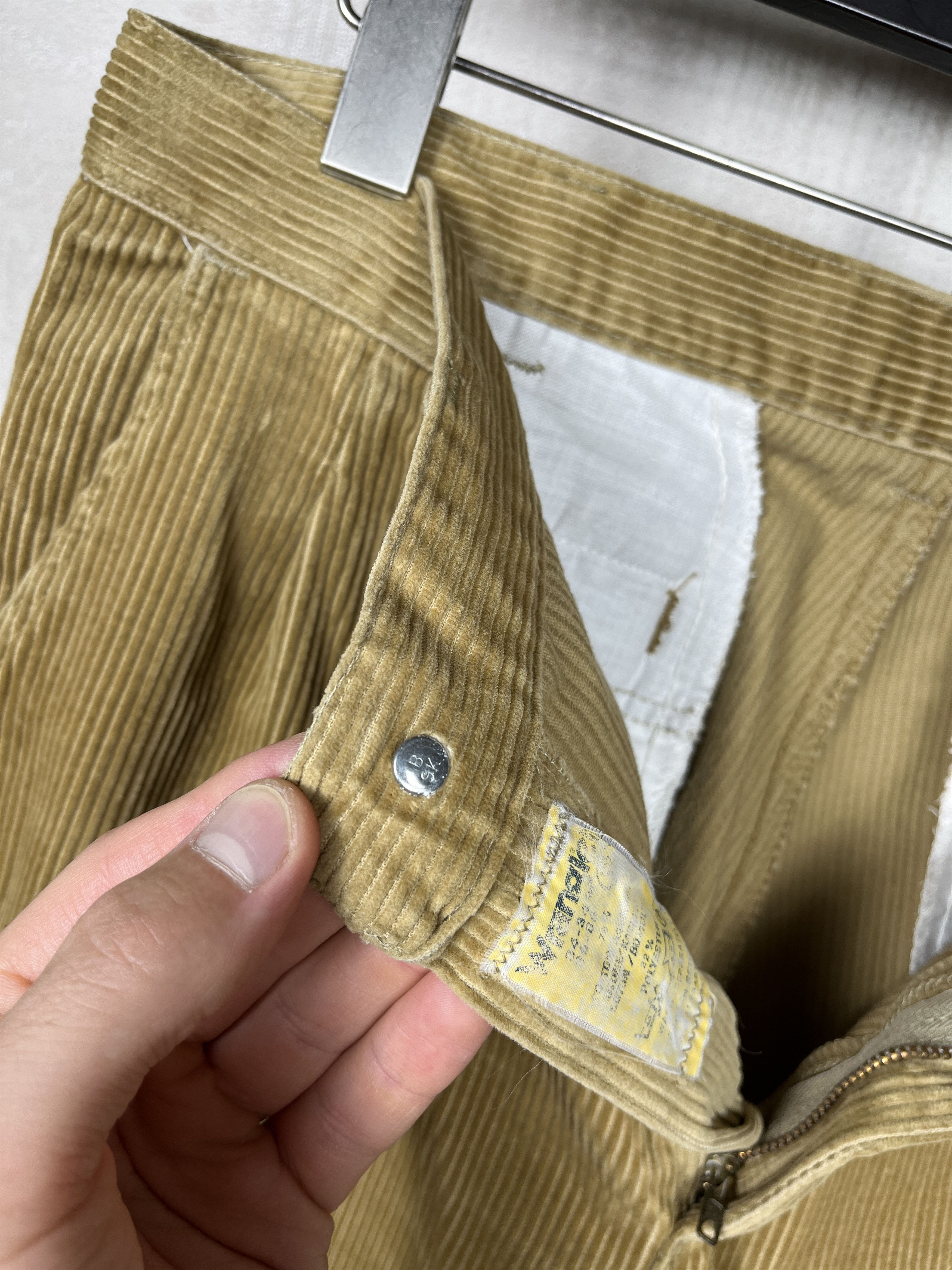 Vintage 70s 80s Wrangler Corduroy Vintage Chino Pants Eclair Zip Size US 34 / EU 50 - 12 Thumbnail