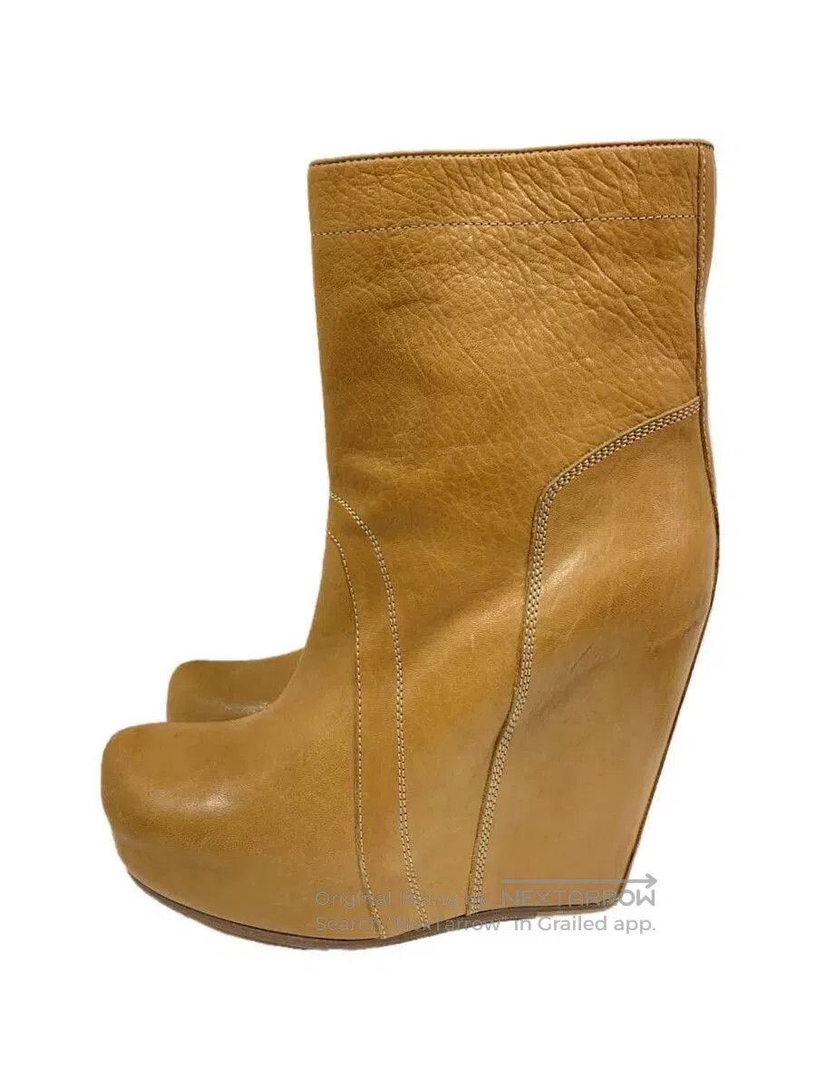 Rick Owens Rick Owens Wedge Leather Boots. Size US 6.5 / IT 36.5 - 1 Thumbnail