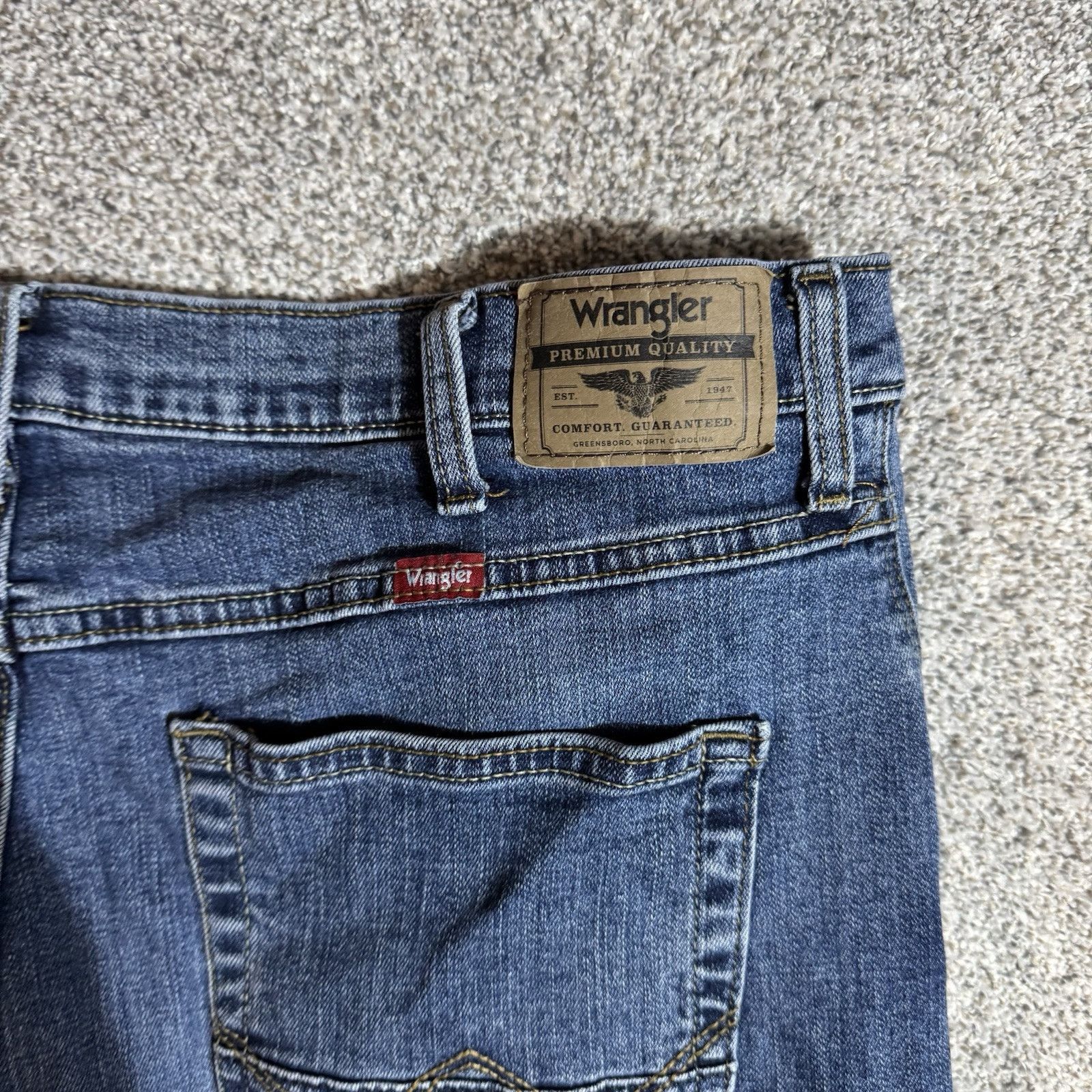Wrangler Wrangler Jeans Mens 36x34 Relaxed Boot Western Streetwear Size US 36 / EU 52 - 10 Thumbnail