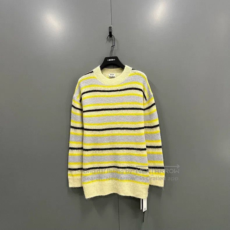 Acne Studios Acne Studios Striped Crew Neck Knit Sweater Size US XS / EU 42 / 0 - 1 Thumbnail