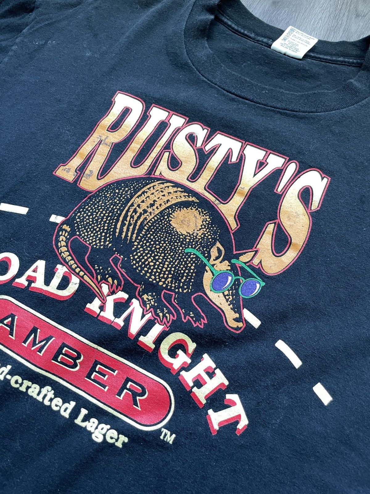 Vintage Vintage Rusty’s Road Knight “Armadillo” T-Shirt (Sz. XL) Size US XL / EU 56 / 4 - 2 Thumbnail