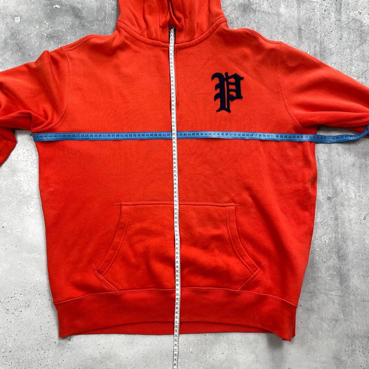 Polo Ralph Lauren Polo Ralph Lauren College Letter Quarter Zip Hoodie Orange Size US XL / EU 56 / 4 - 19 Thumbnail