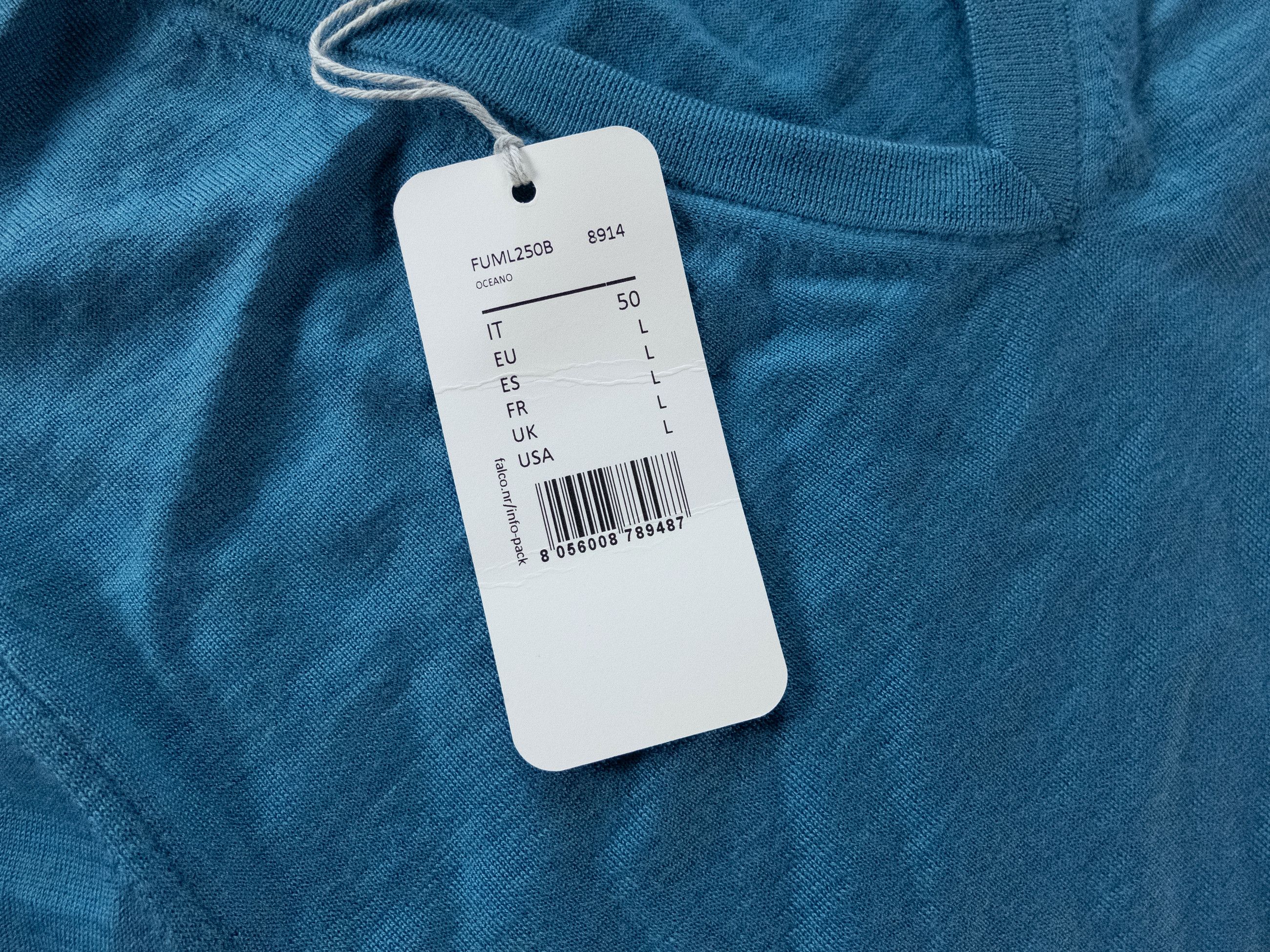 Other FALCONERI blue cashmere v-neck sweater Large Size US L / EU 52-54 / 3 - 3 Thumbnail