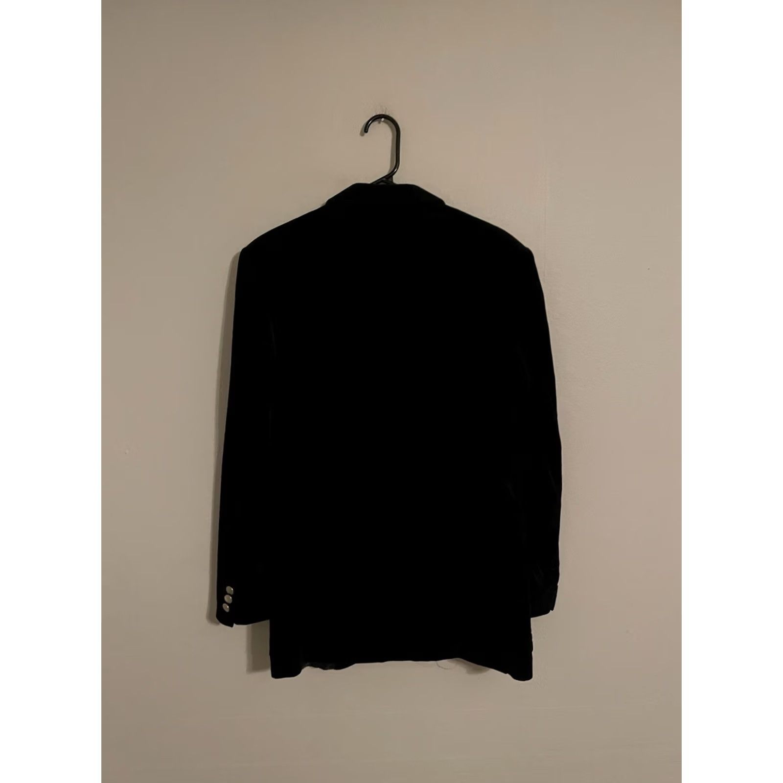 Tiger of Sweden Tiger of Sweden Black Velvet Cotton Velour Blazer Jacket Coat Men's 40R Size 40R - 4 Thumbnail