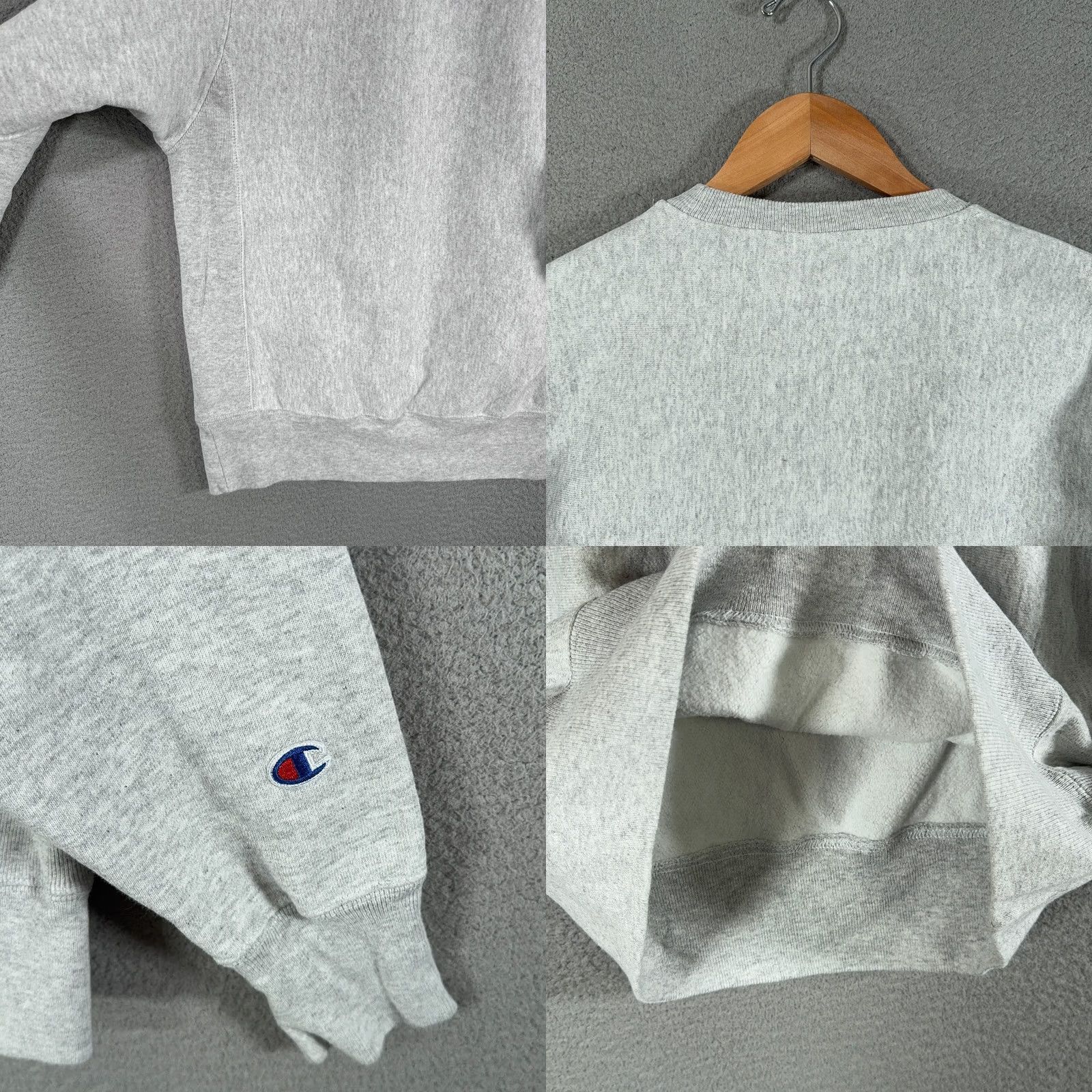Champion VINTAGE Champion Sweatshirt Chicago Reverse Weave Gray Pullover Small Men Regular Crew Neck Logo 90s Travel Y2K Size US S / EU 44-46 / 1 - 8 Thumbnail