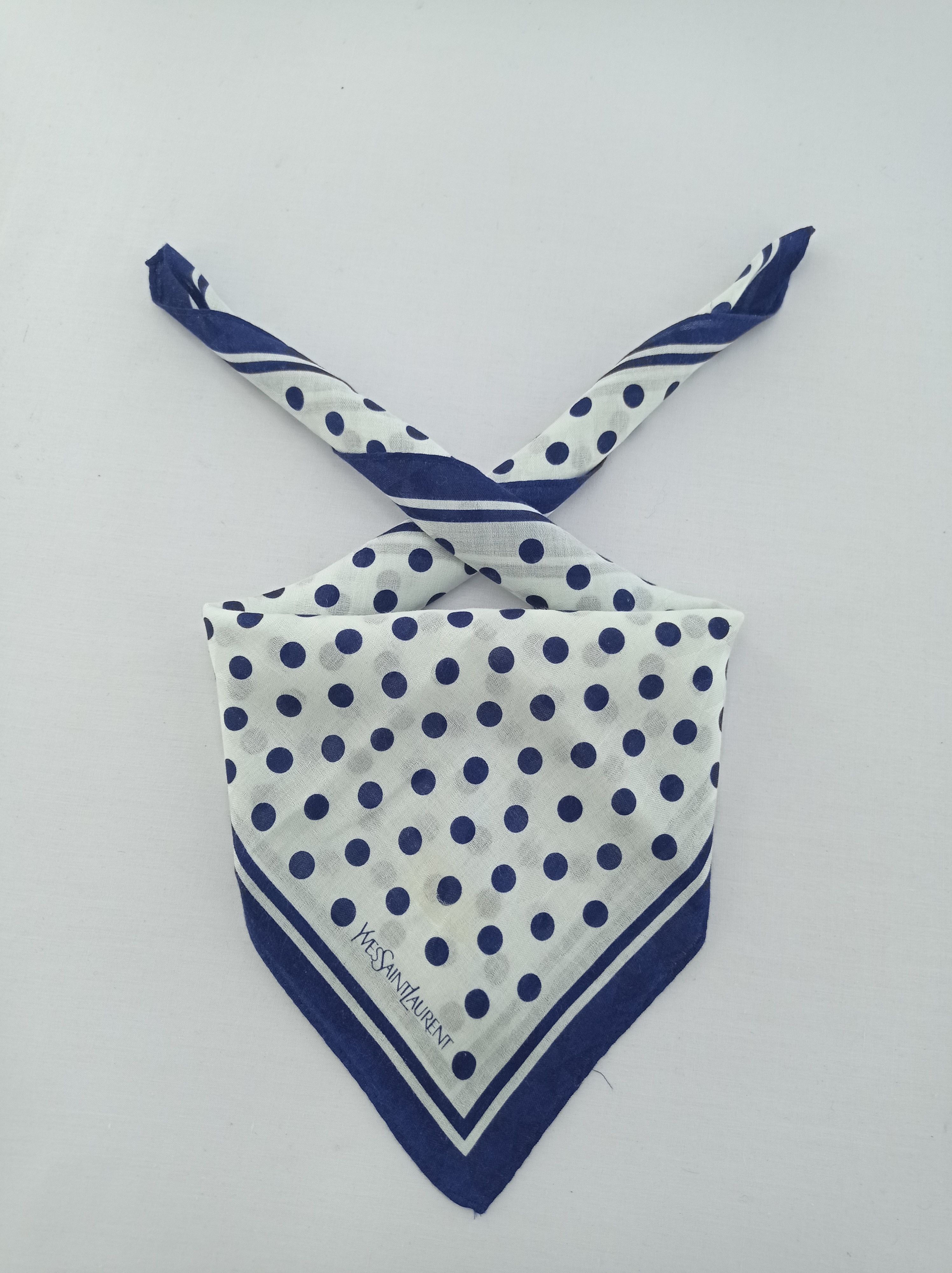 Vintage × Yves Saint Laurent Vintage Yves Saint Laurent Handkerchief / Neckwear / Bandana Size ONE SIZE - 1 Thumbnail