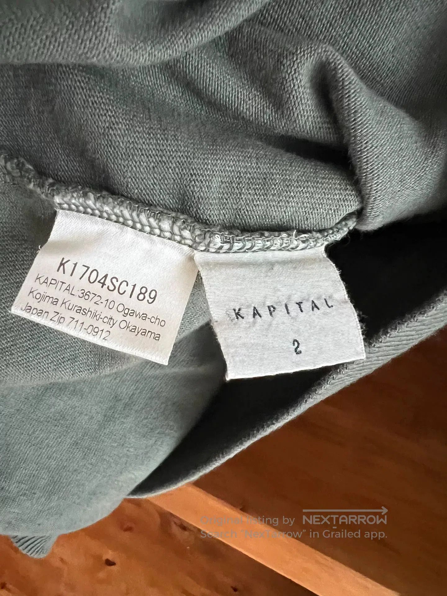 Kapital kapital army olive green polo t-shirt. Size US M / EU 48-50 / 2 - 5 Thumbnail