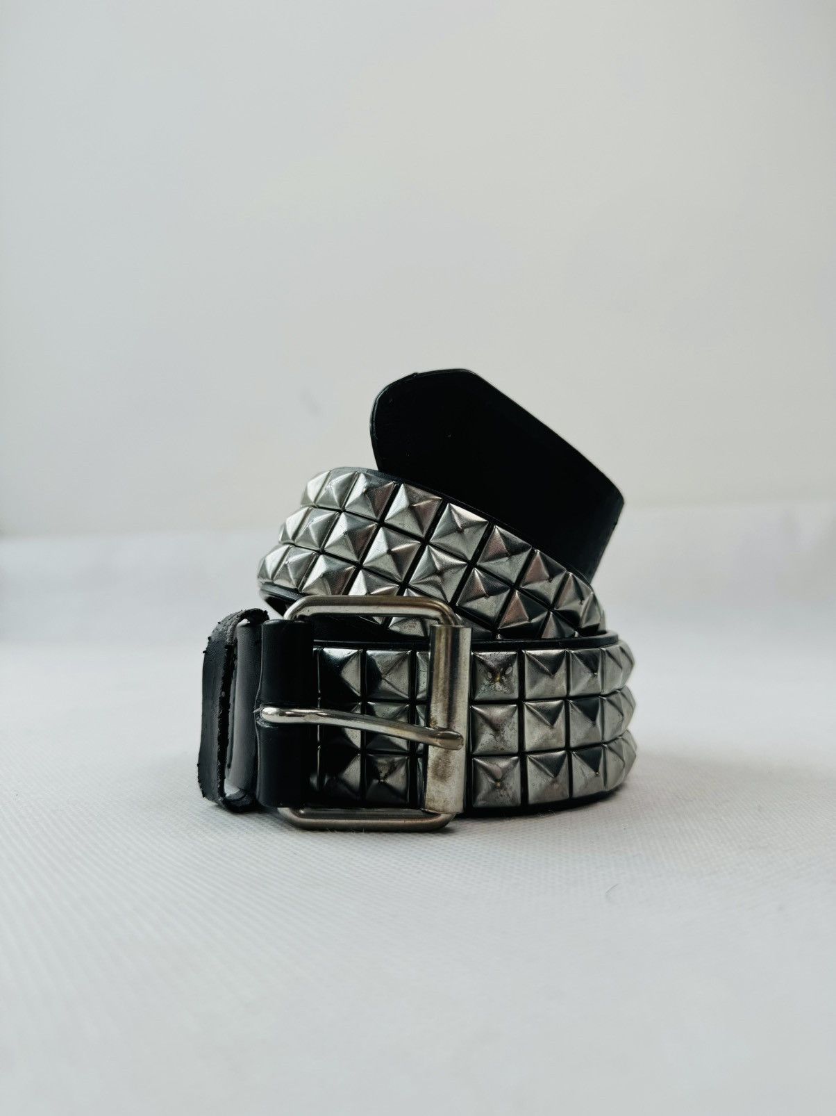 Hysteric Glamour Vintage Belts Y2K Rhinestones Punk leather belt Japanese Size 34 - 21 Thumbnail