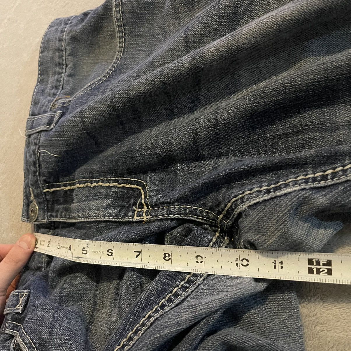 Other Vintage INC Berlin Slim Straight Men Jeans Blue 34x30 Y2K Size US 34 / EU 50 - 6 Thumbnail