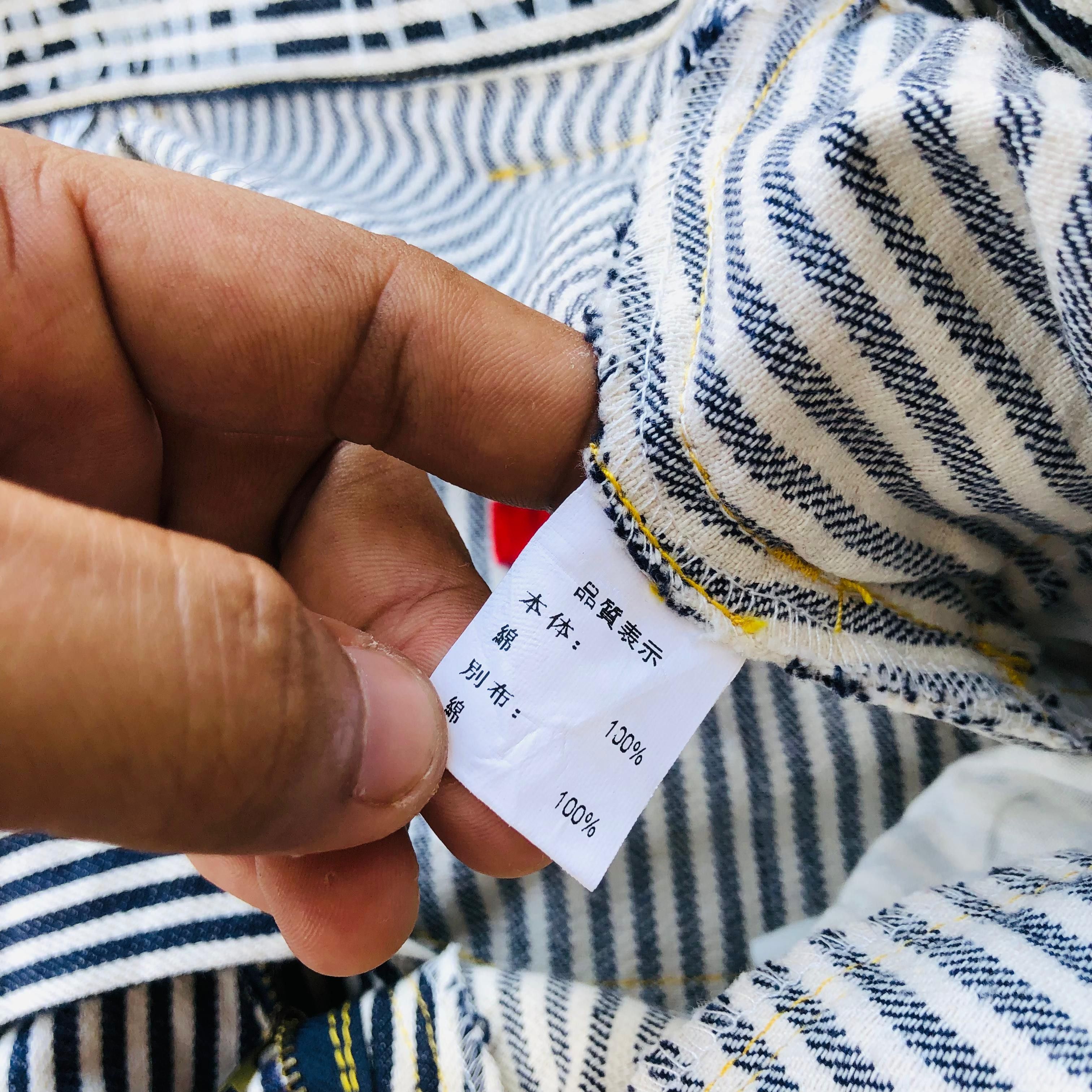 Japanese Brand Hickory pants up smile japan Size US 31 - 12 Thumbnail