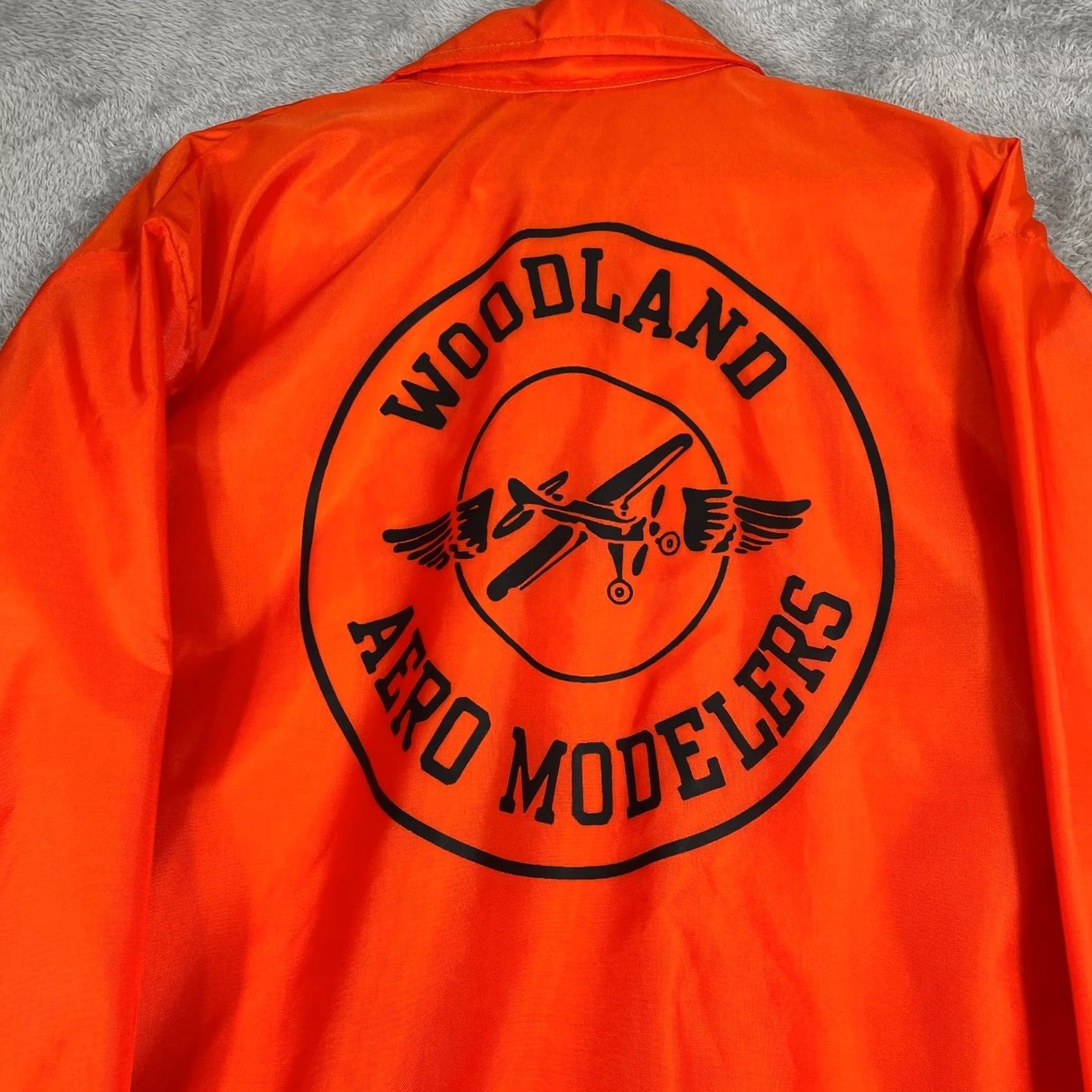 Salem Sportswear VINTAGE Gem Sportswear Coach Jacket Mens 2XL Orange USA Woodland Aero Modelers Size US XXL / EU 58 / 5 - 6 Thumbnail