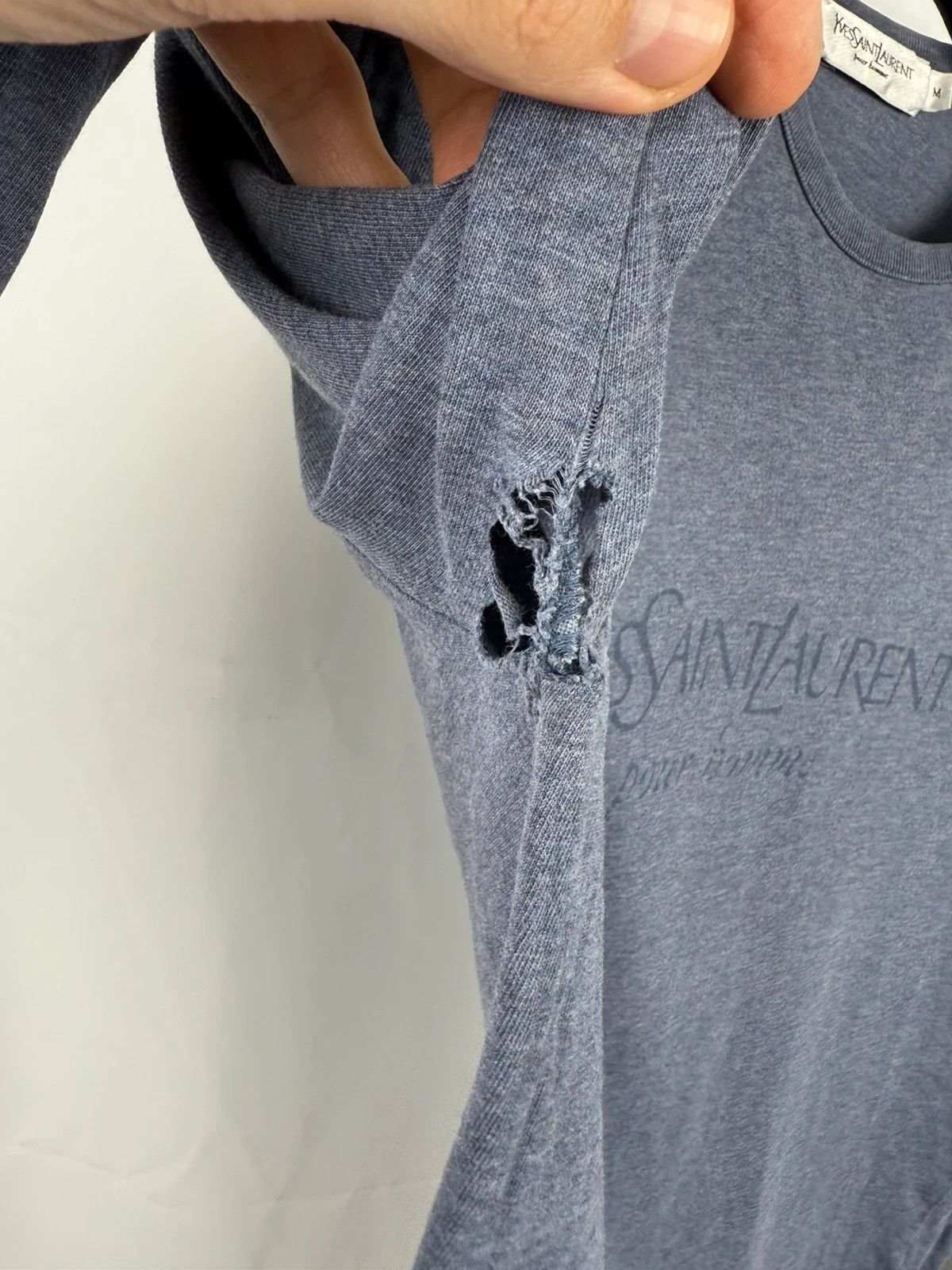 Yves Saint Laurent Yves Saint Laurent Big Logo Longsleeve Vintage size M Size US M / EU 48-50 / 2 - 5 Thumbnail