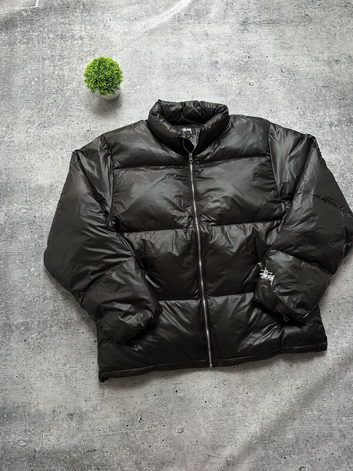 Stussy Stussy Nylon Micro Ripstop Y2K Waterproof Down Puffer Jacket Size US L / EU 52-54 / 3 - 1 Thumbnail