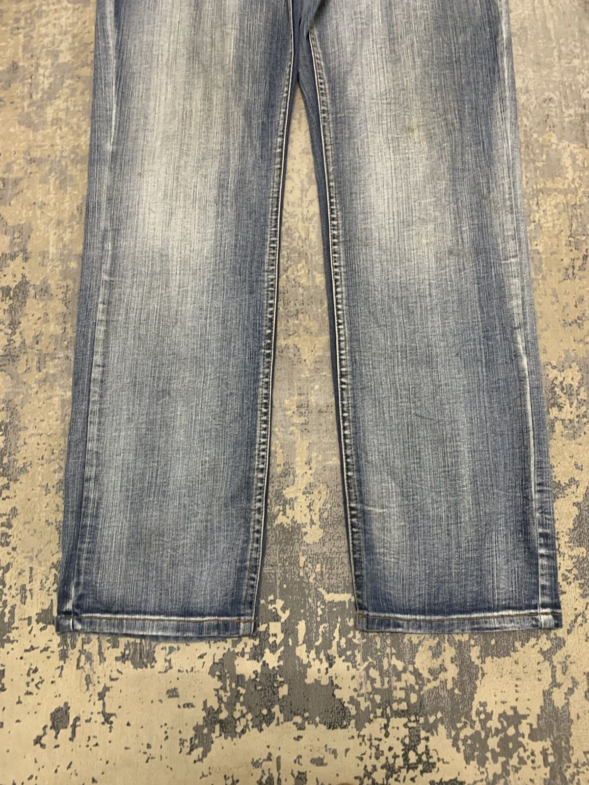 japan back number smoke wash denim y2k style