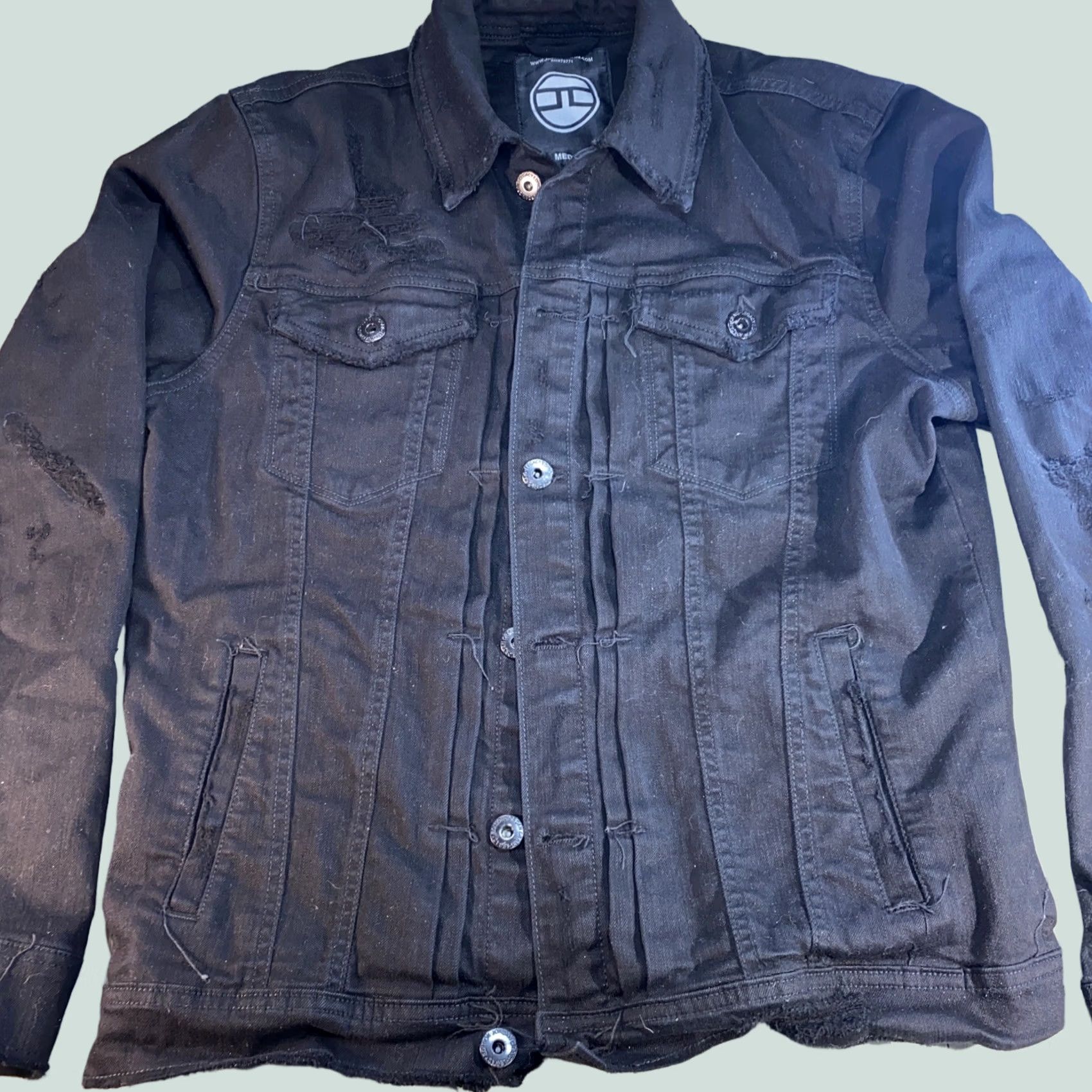 Jordan Craig JORDAN CRAIG Denim Jacket Men M Black Regular 3-in-1 Jacket Industry Denim Jacket Brand Jordan Craig Men’s Clothing Mens Black Denim Jacket Size US M / EU 48-50 / 2 - 1 Thumbnail