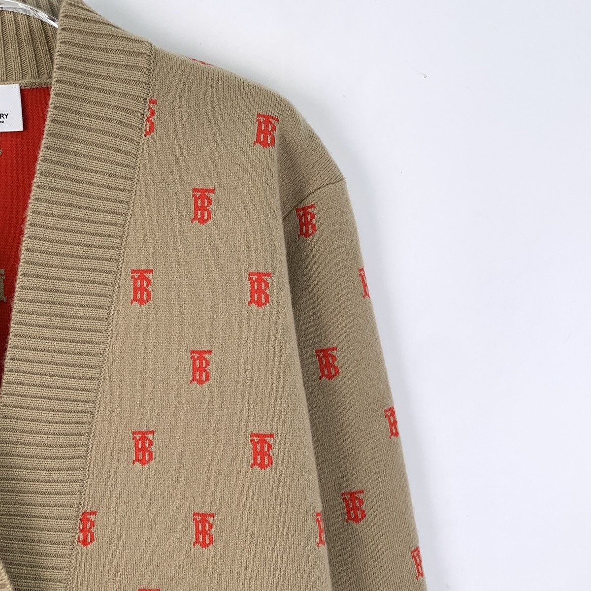 Burberry Burberry Brown TB Alphabet All Over Print Wool Cadi Coat Size L / US 10 / IT 46 - 3 Thumbnail