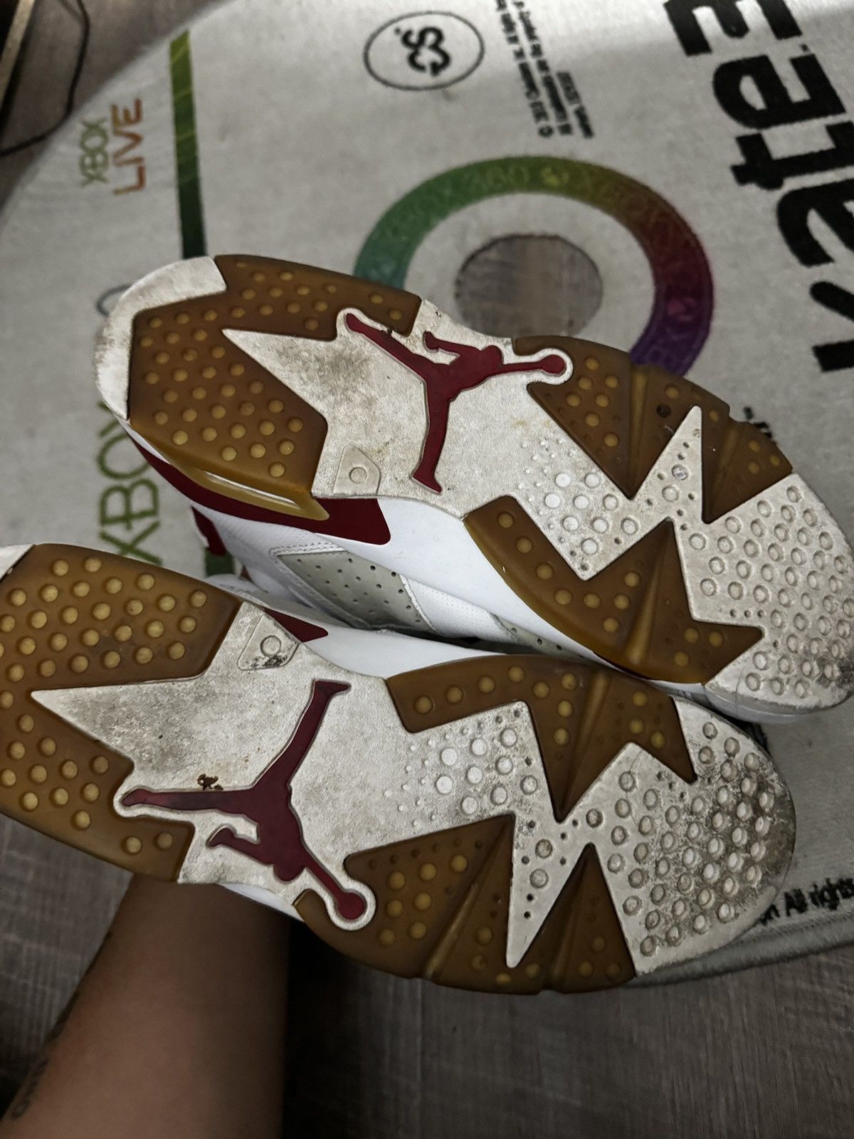 Jordan Brand × Nike Jordan Maroon 6’s Size US 10.5 / EU 43-44 - 5 Thumbnail