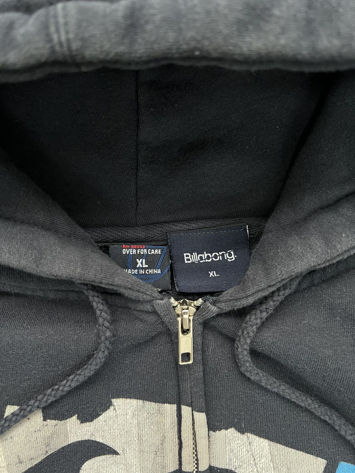 Billabong × Vintage Vintage Y2K Billabong surfer boxy big logo zip up hoodie Size US XL / EU 56 / 4 - 3 Thumbnail