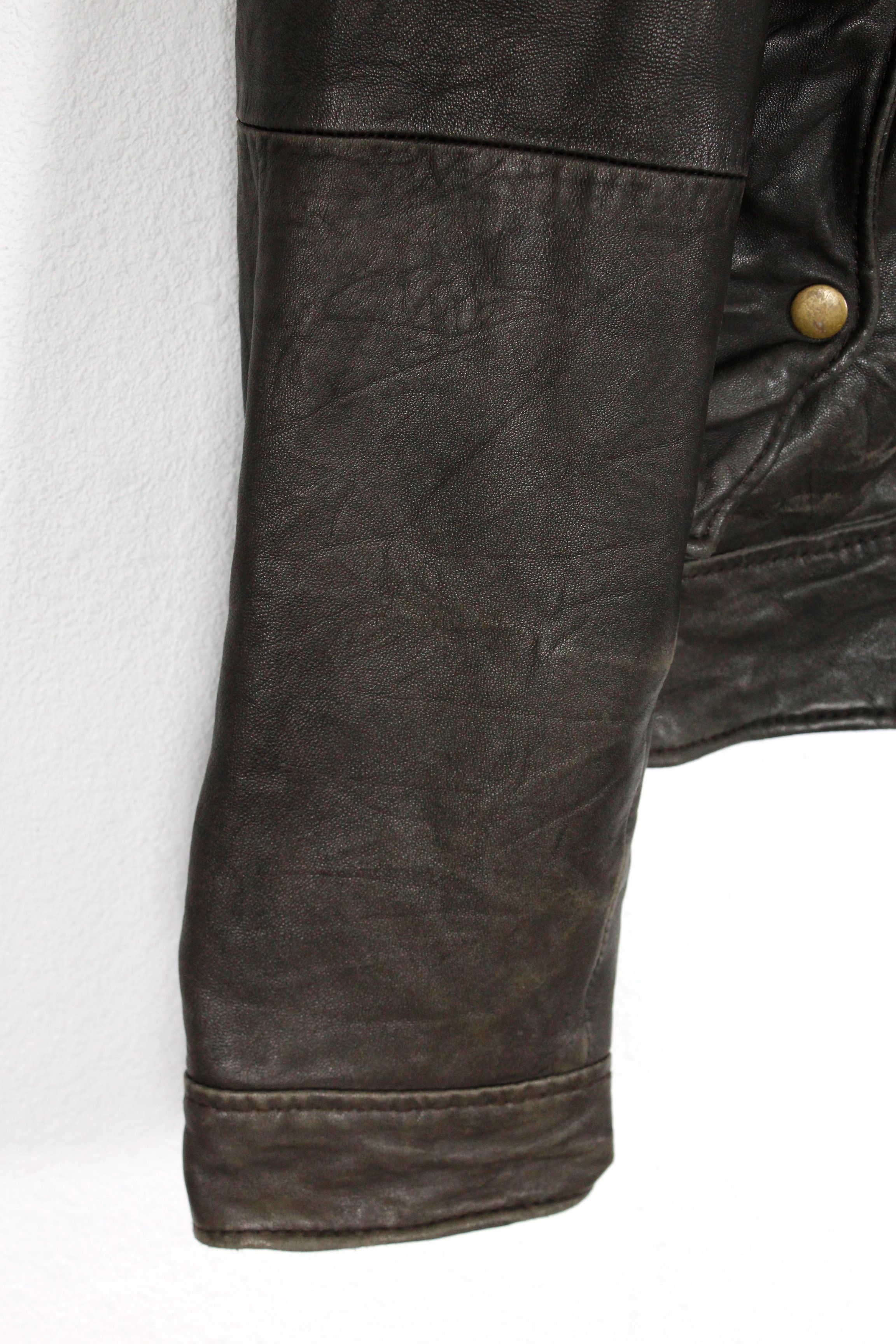 Allsaints Allsaints Avant Garde Distressed Biker Leather Jacket Size US S / EU 44-46 / 1 - 2 Thumbnail