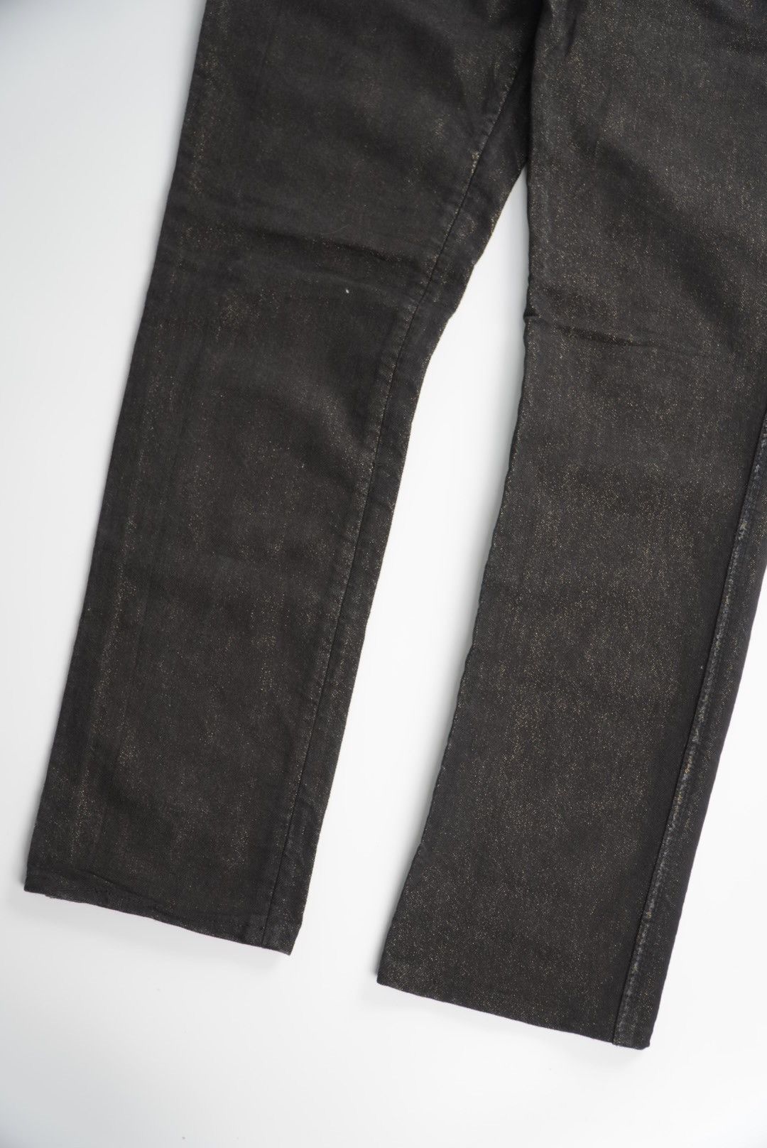 Chanel Chanel Lamé Glittered Denim Pants Size 27" / US 4 / IT 40 - 6 Thumbnail