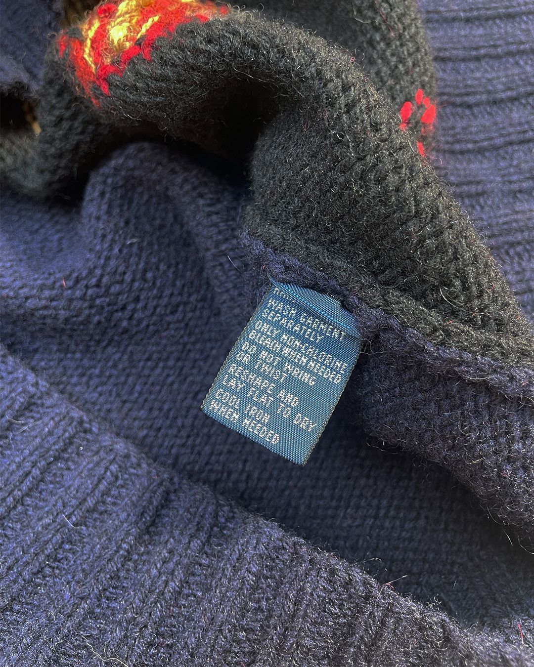 Polo Ralph Lauren Polo Ralph Lauren 911 Handknit Wool Sweater Size US M / EU 48-50 / 2 - 8 Thumbnail