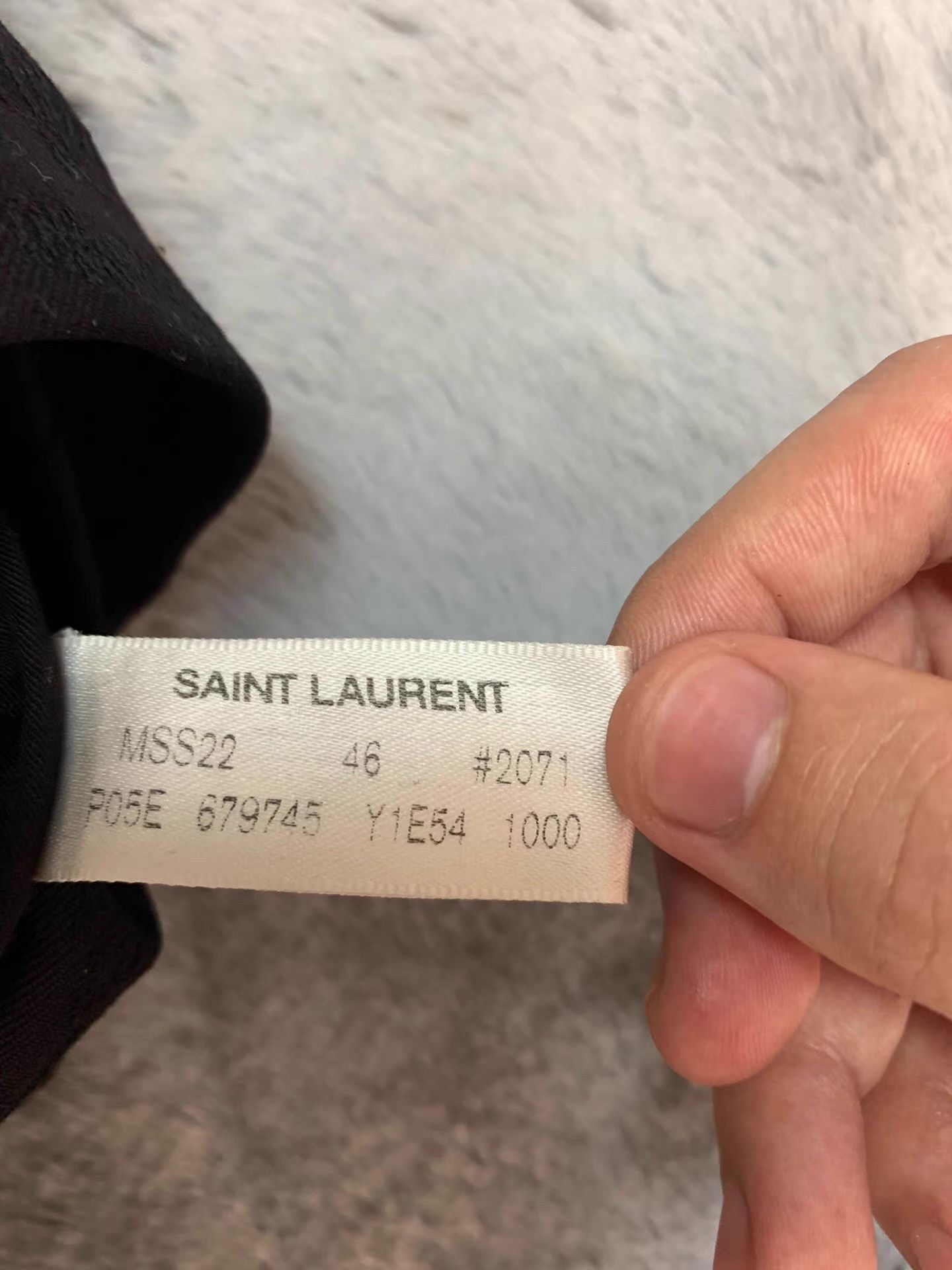 Saint Laurent Paris Saint Laurent SLP 22SS Q12 Size US 34 / EU 50 - 6 Thumbnail