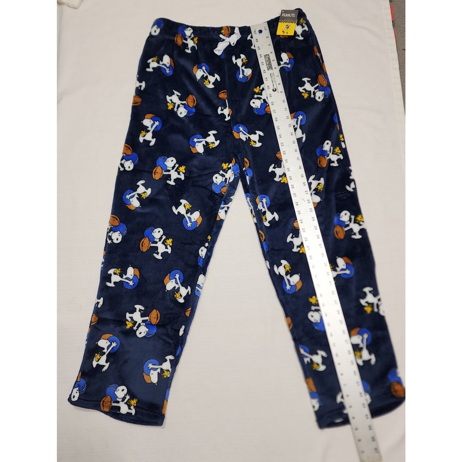 Other Snoopy and Woodstock playing football fleece pajama men Size US 36 / EU 52 - 6 Thumbnail