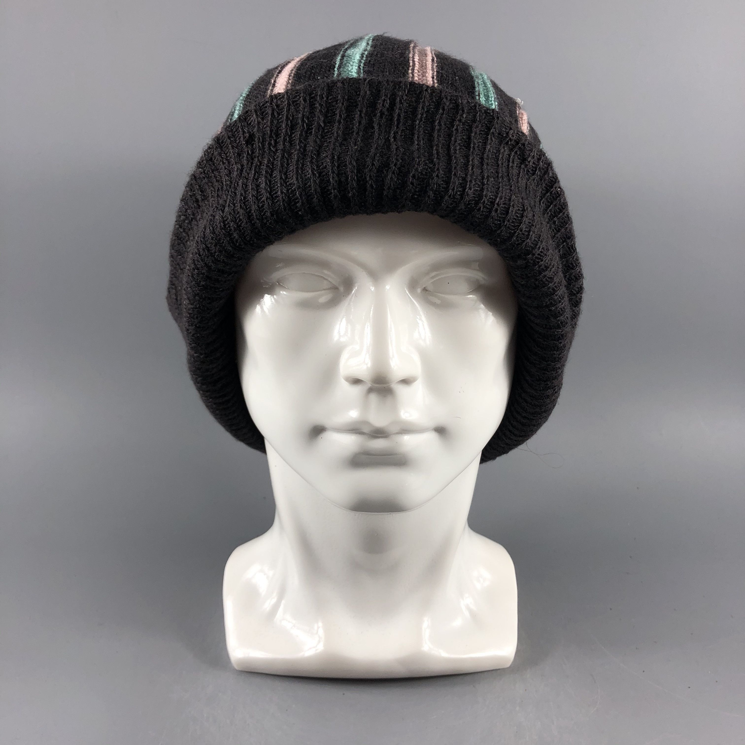 image of Ca4La Stripe Beanie Snow Hat Snow Cap -D284, Men's