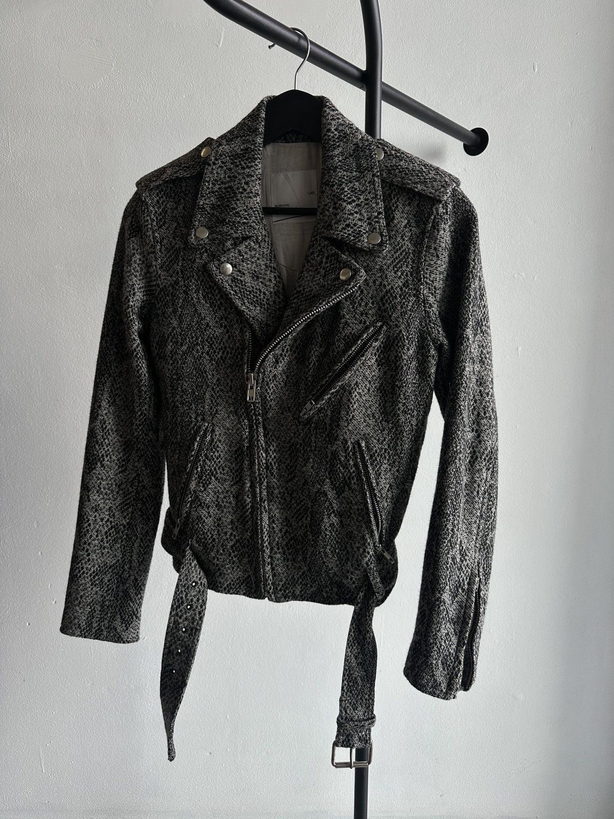 Lad Musician LAD MUSICIAN Python Pattern Biker Jacket Size US S / EU 44-46 / 1 - 1 Thumbnail