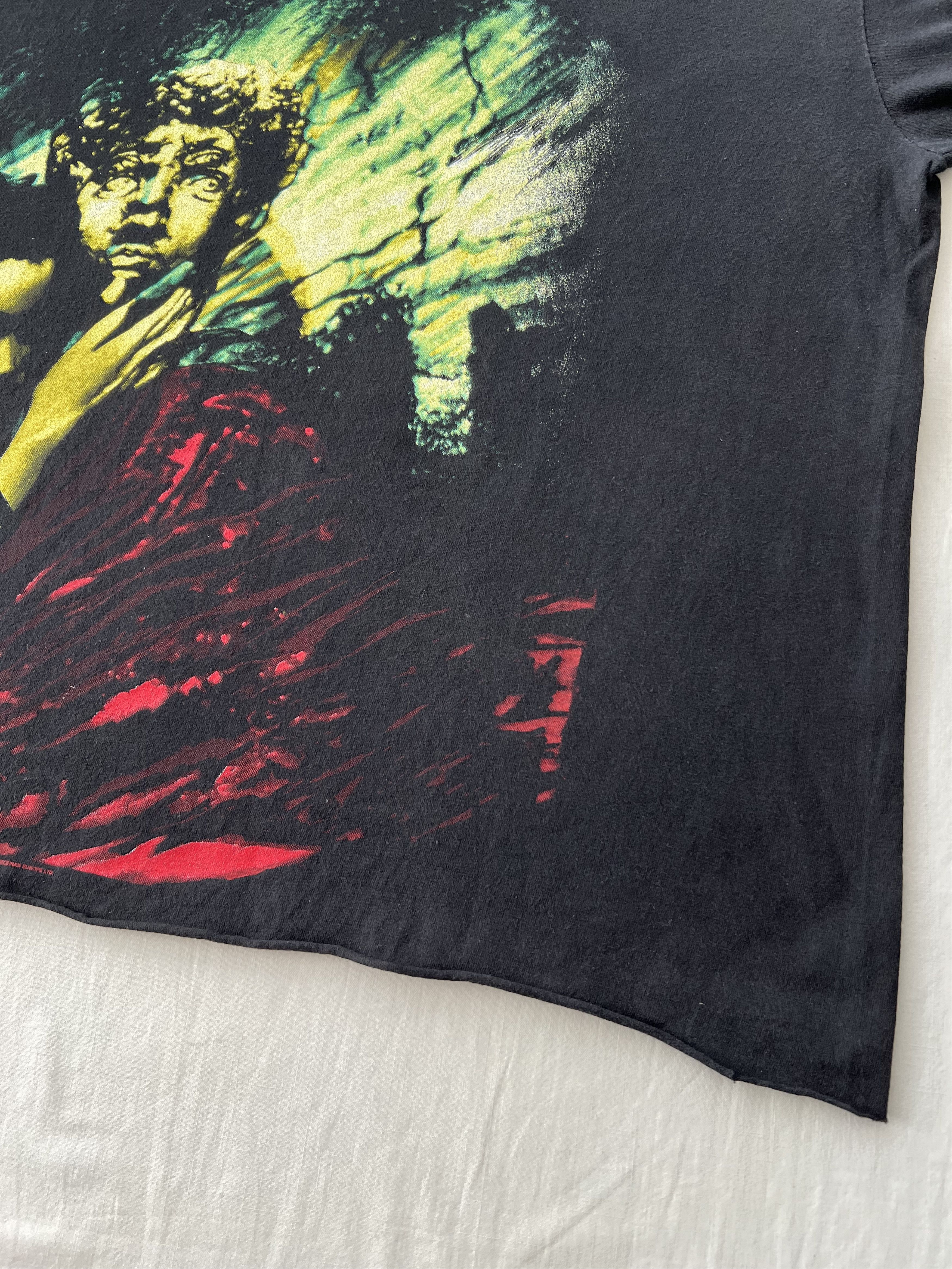 Band Tees Vintage 90s Paradise Lost Icon Cropped Black T-shirt Size US L / EU 52-54 / 3 - 6 Thumbnail