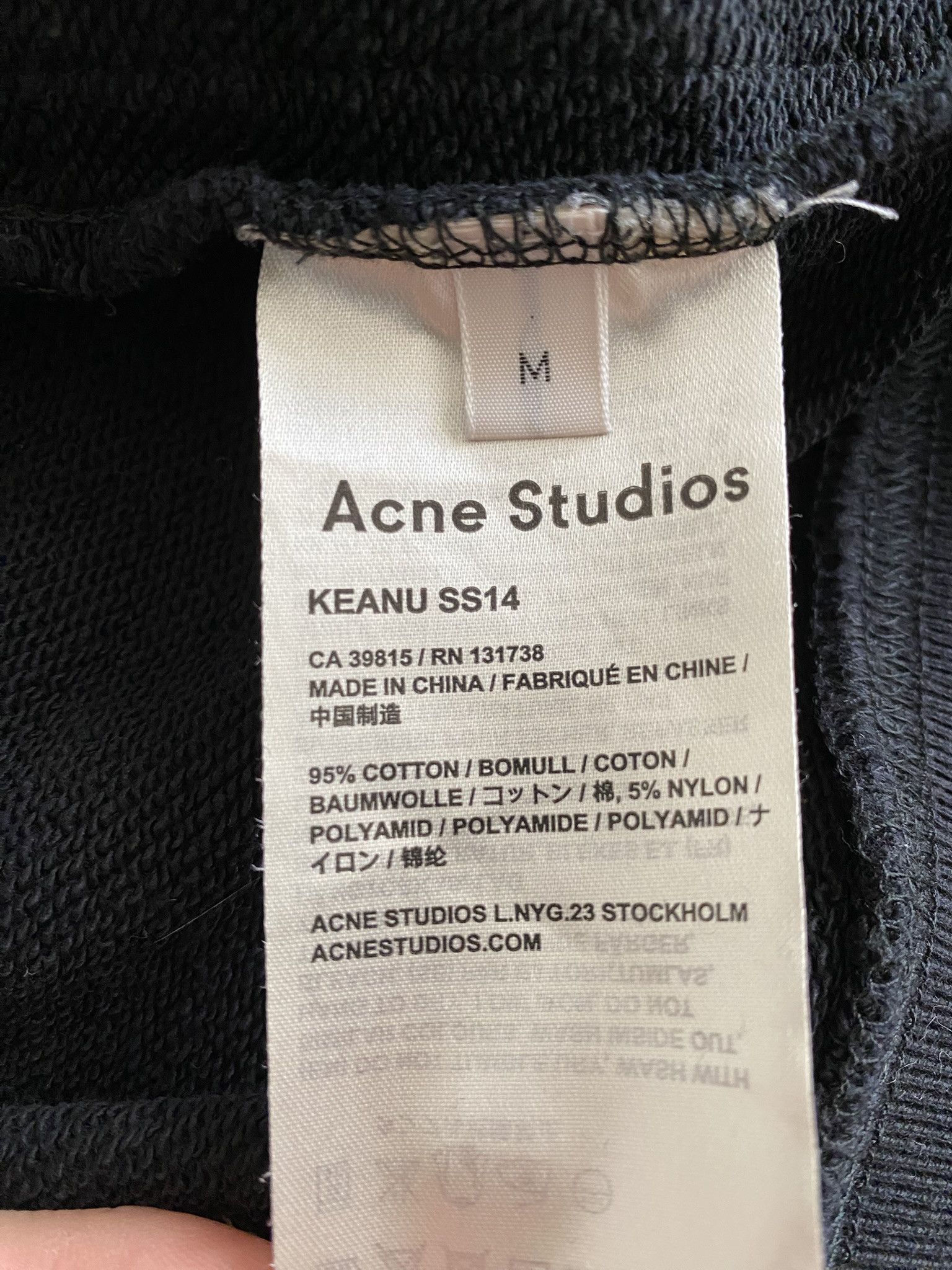Acne Studios 48/M - Cotton/Nylon Bomber Zip Jacket Size US M / EU 48-50 / 2 - 6 Thumbnail