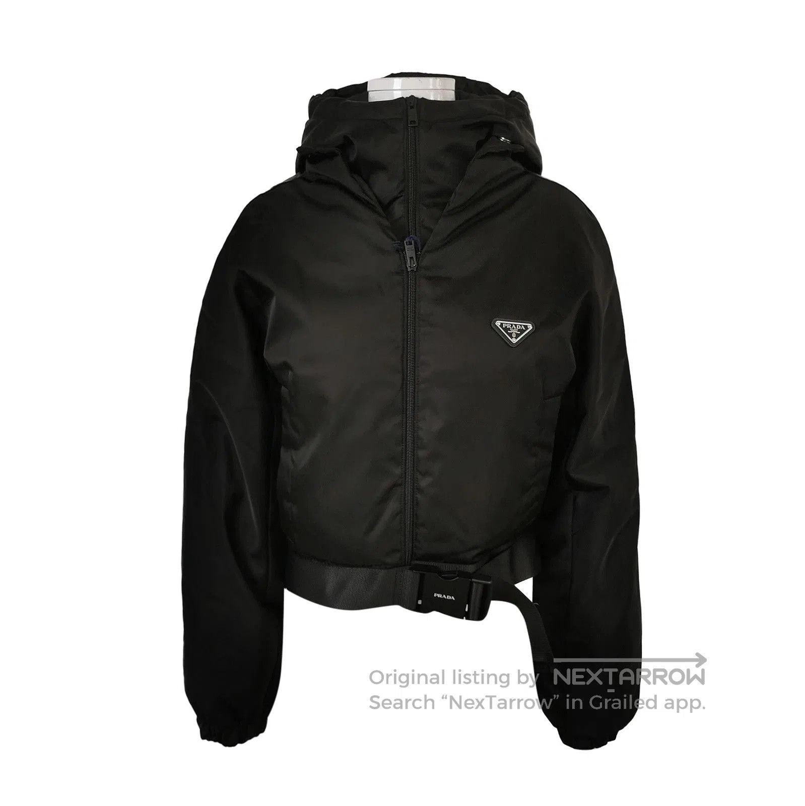 Designer × Prada Prada SGX757 Black Goose Down Puffer Jacket | Grailed