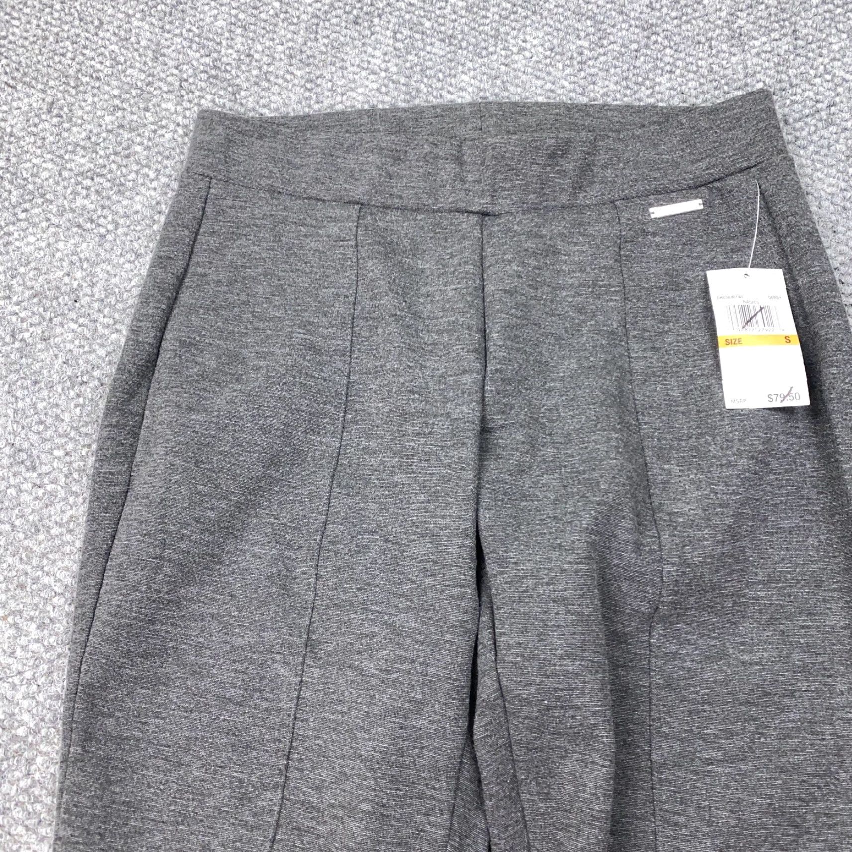 Michael Kors Michael Kors Pants Womens Small Gray Ponte Pull On Slim Leg QH83B801WL Size 28" / US 6 / IT 42 - 3 Thumbnail