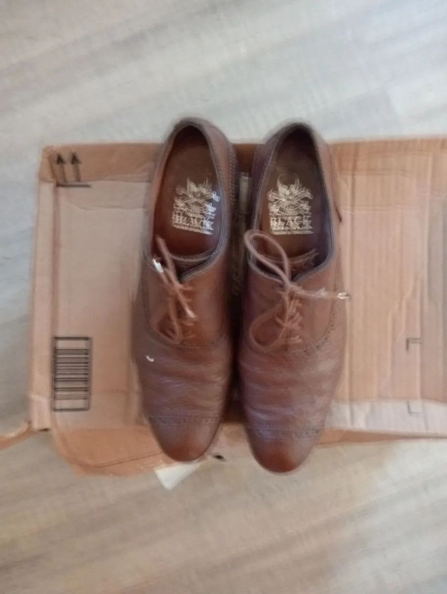Other Barker Black Ostrich Shoes Size US 8.5 / EU 41-42 - 2 Thumbnail