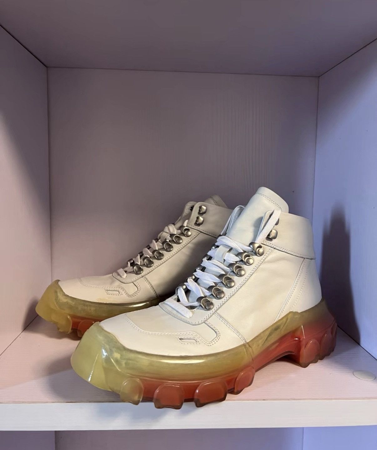 Rick Owens Rick Owens Mainline Leather Rainbow Military Boots Size US 8 / EU 41 - 2 Thumbnail