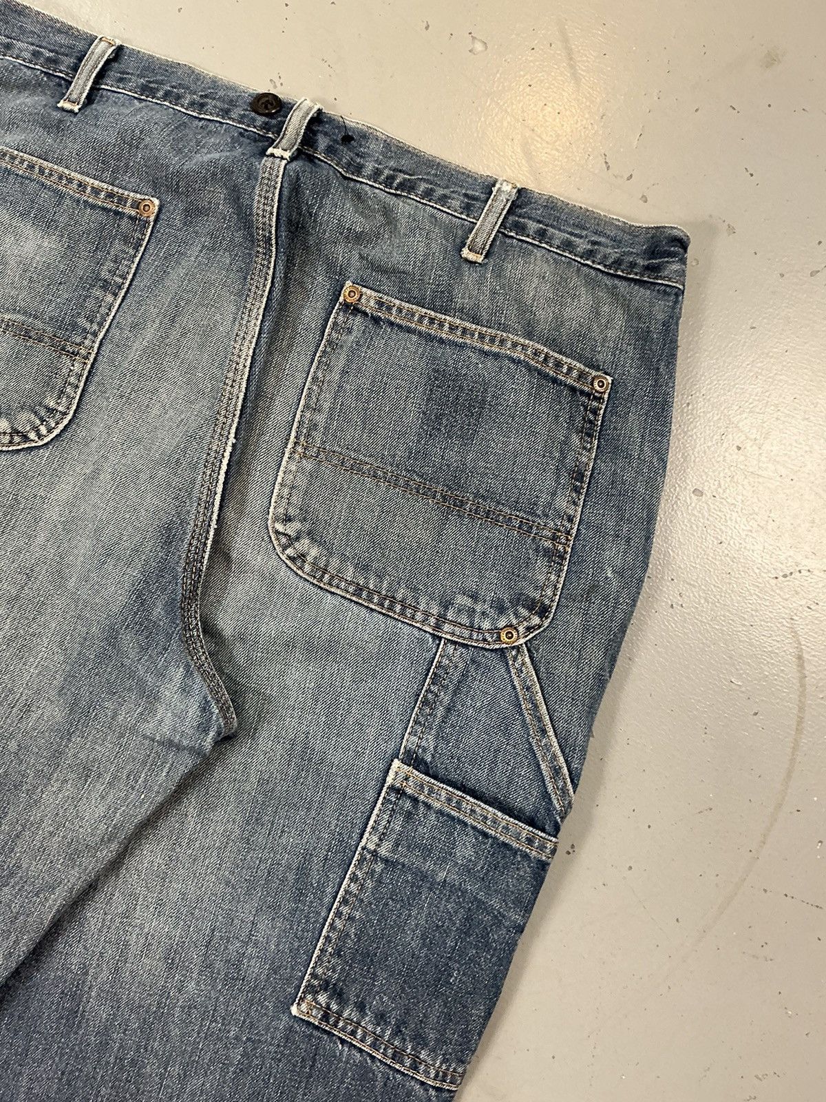 Carhartt × Vintage Rare vintage Carhartt b136 DST double knee denim Size US 40 / EU 56 - 11 Thumbnail
