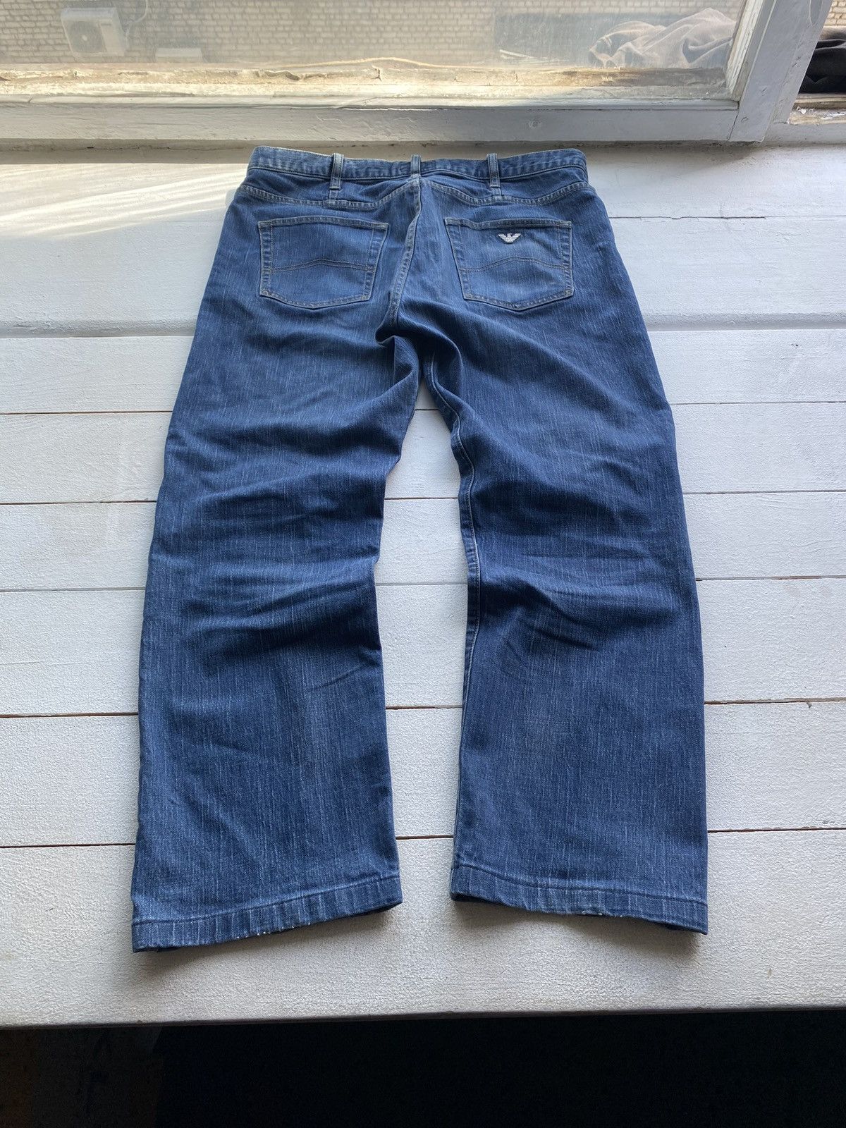 Designer × Giorgio Armani × Vintage Giorgio Armani Jeans Blue 36 Relaxed Straight Designer Size US 36 / EU 52 - 10 Thumbnail
