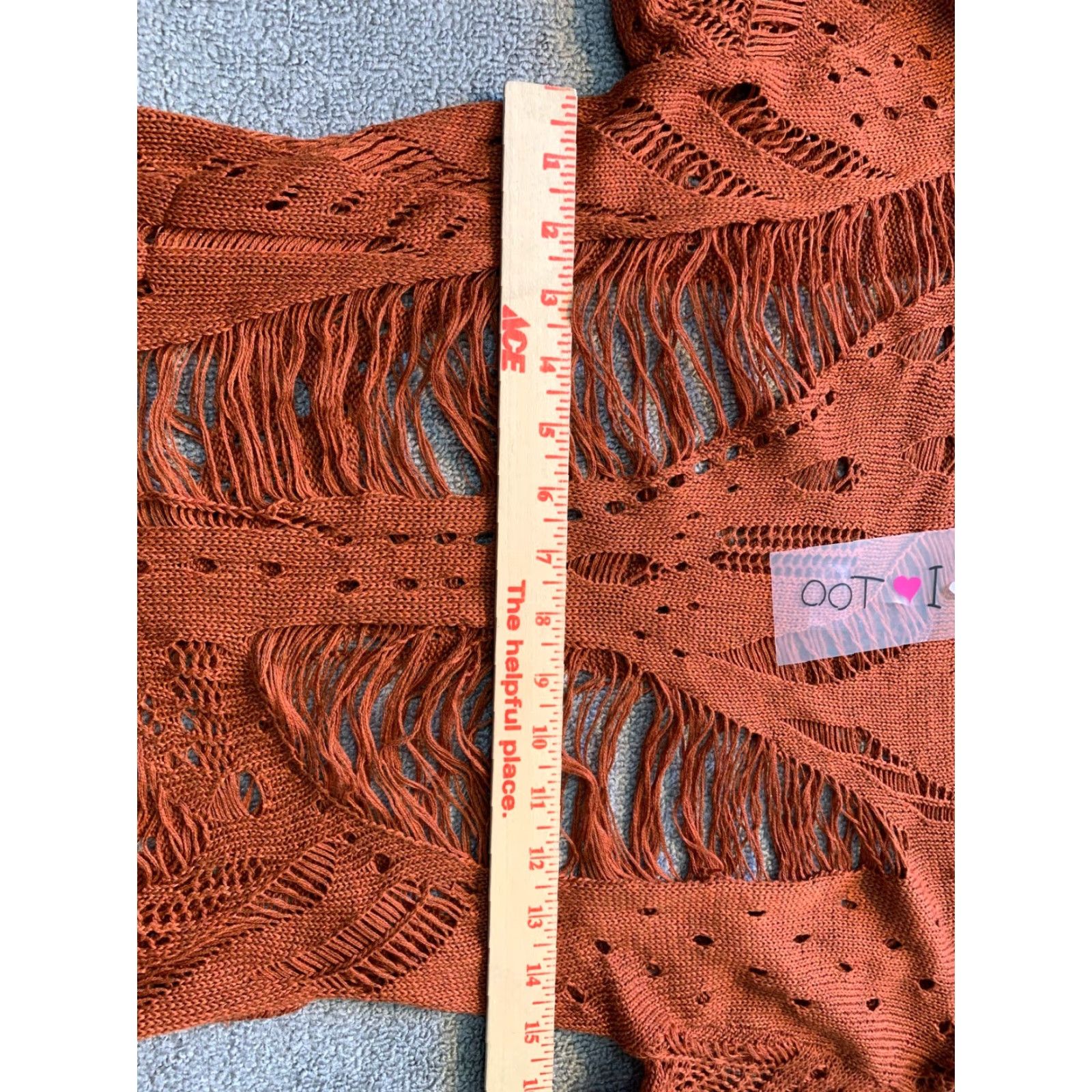 Vintage I Heart Too Long Sleeve Womens M Sweater Brown Size M / US 6-8 / IT 42-44 - 5 Thumbnail