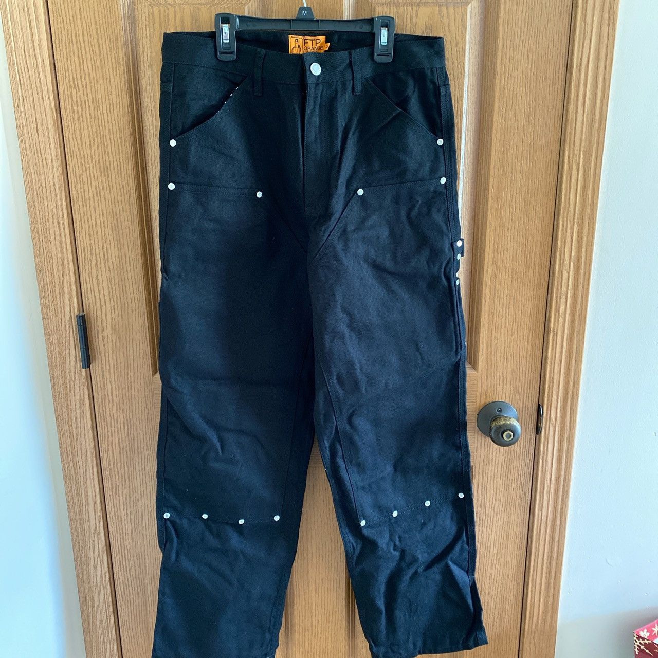 Fuck The Population FTP Black Carpenter Pants Size US 32 / EU 48 - 1 Thumbnail