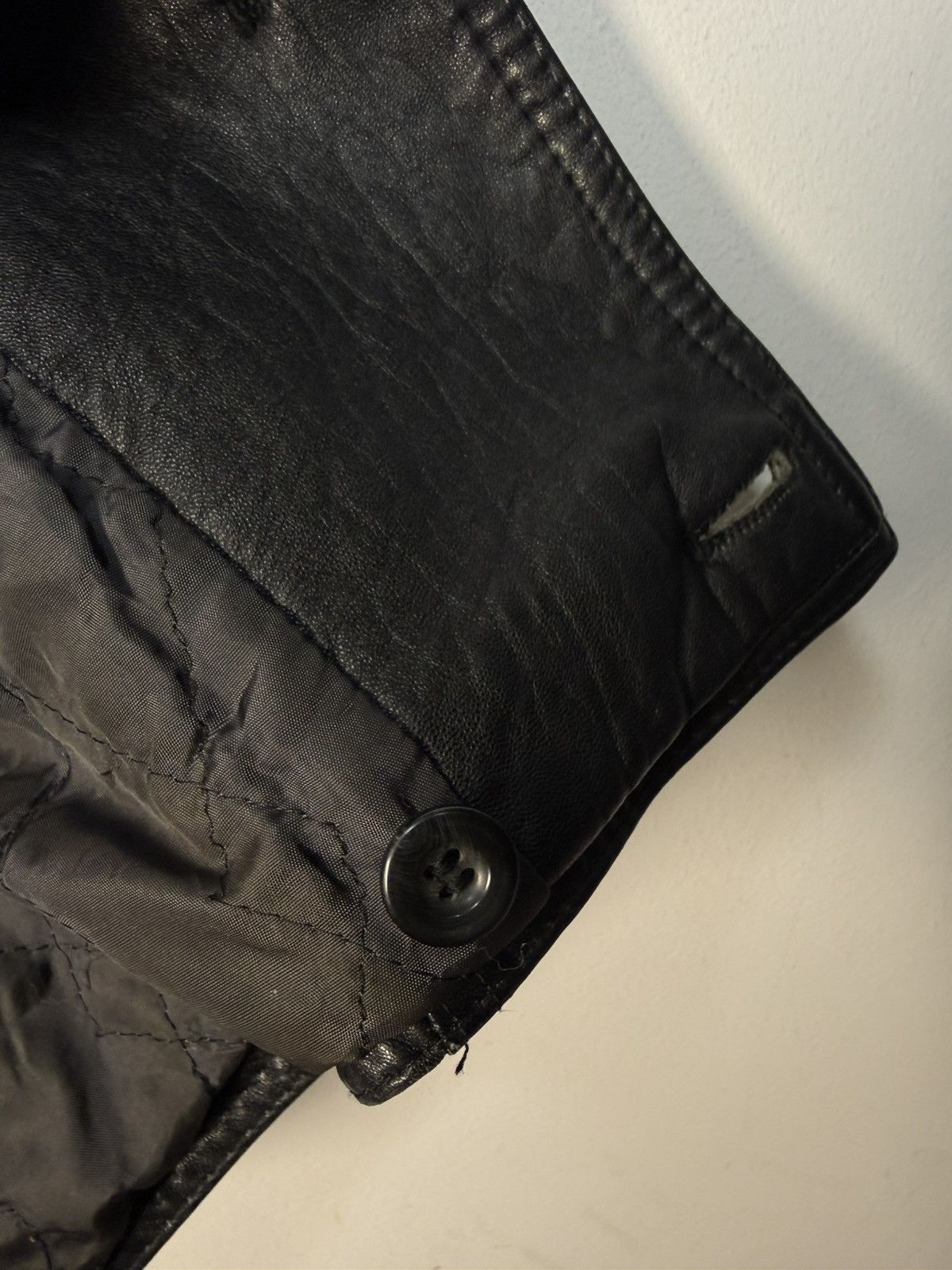 Yves Saint Laurent 90s YSL Leather Jacket Black Soft Vintage Rare Bomber Size US M / EU 48-50 / 2 - 19 Thumbnail