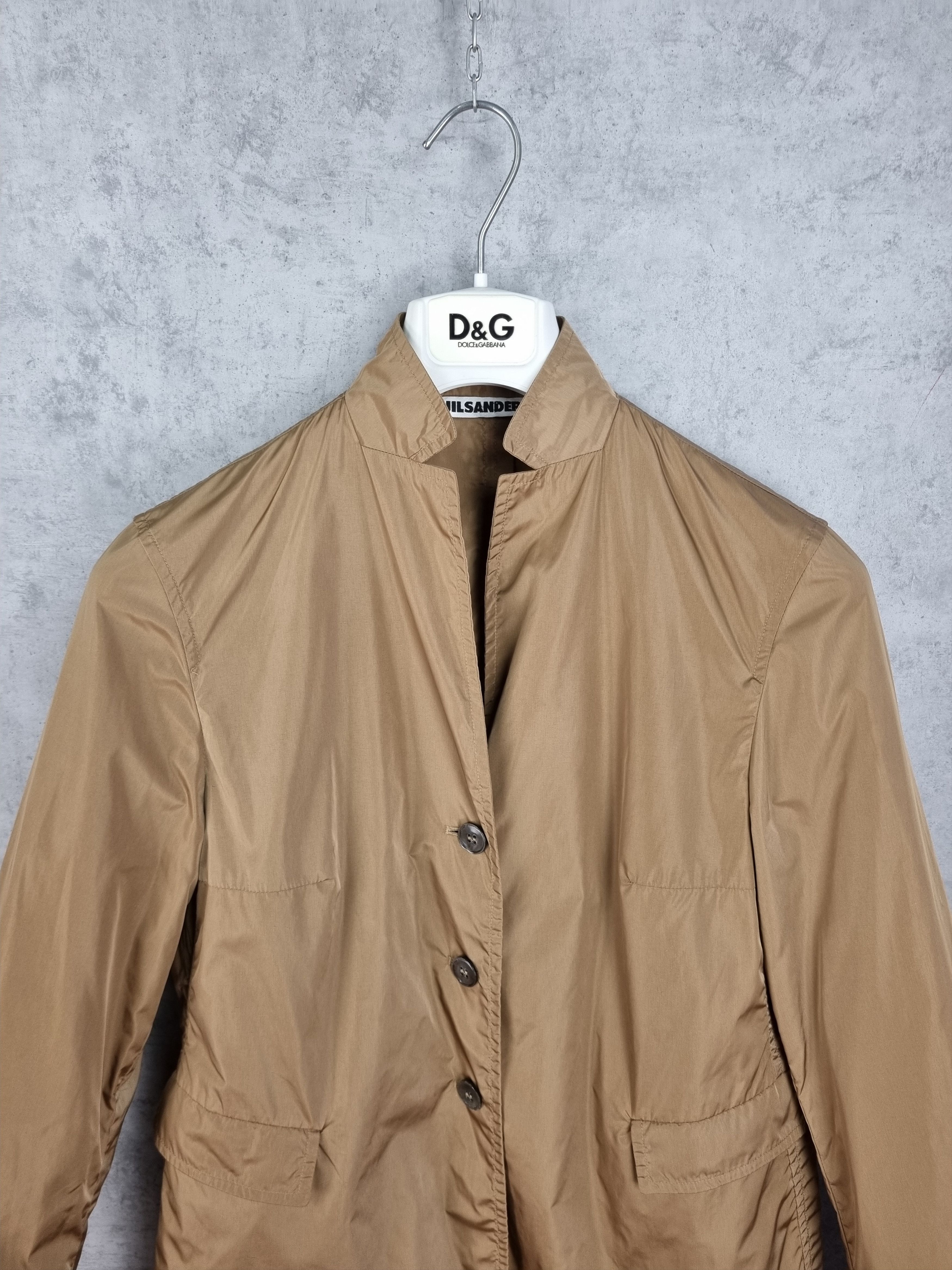 Jil Sander × Vintage 80s Vintage Nylon Blazer Jacket RAF SIMONS era Size S / US 4 / IT 40 - 10 Thumbnail