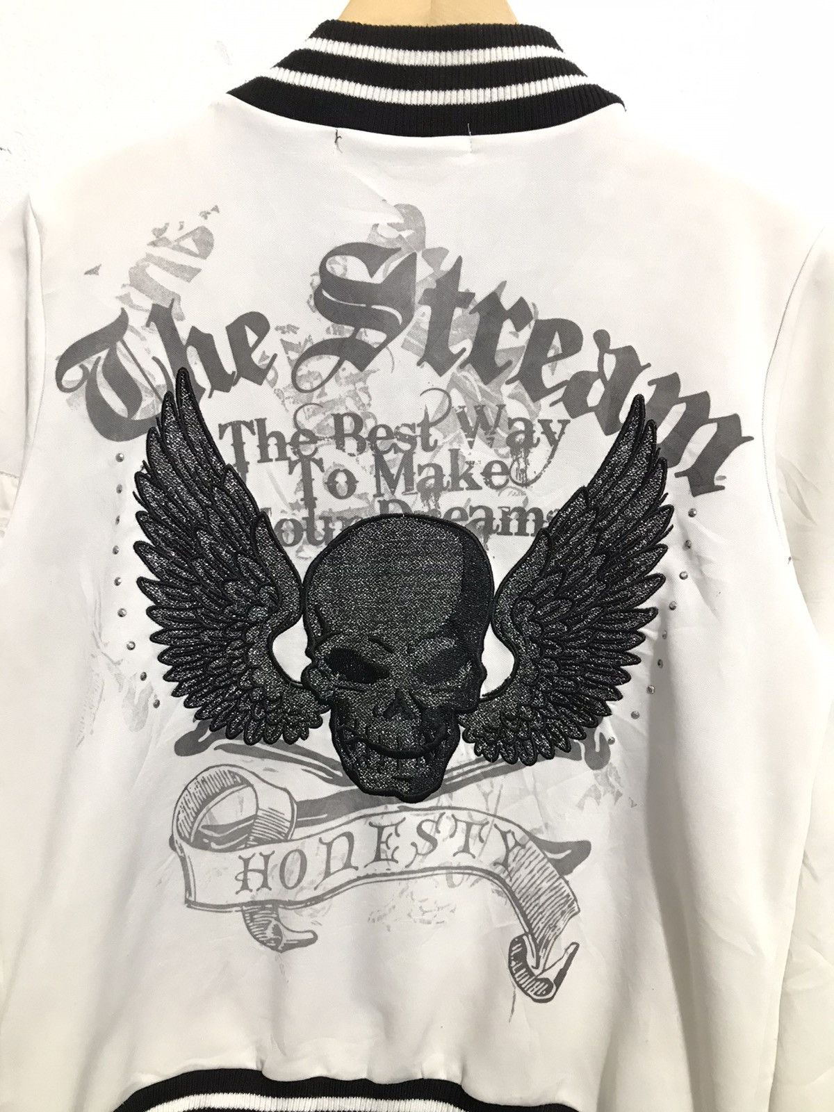 If Six Was Nine Digdeep gothic Skull track jacket y2k style Size US S / EU 44-46 / 1 - 6 Thumbnail