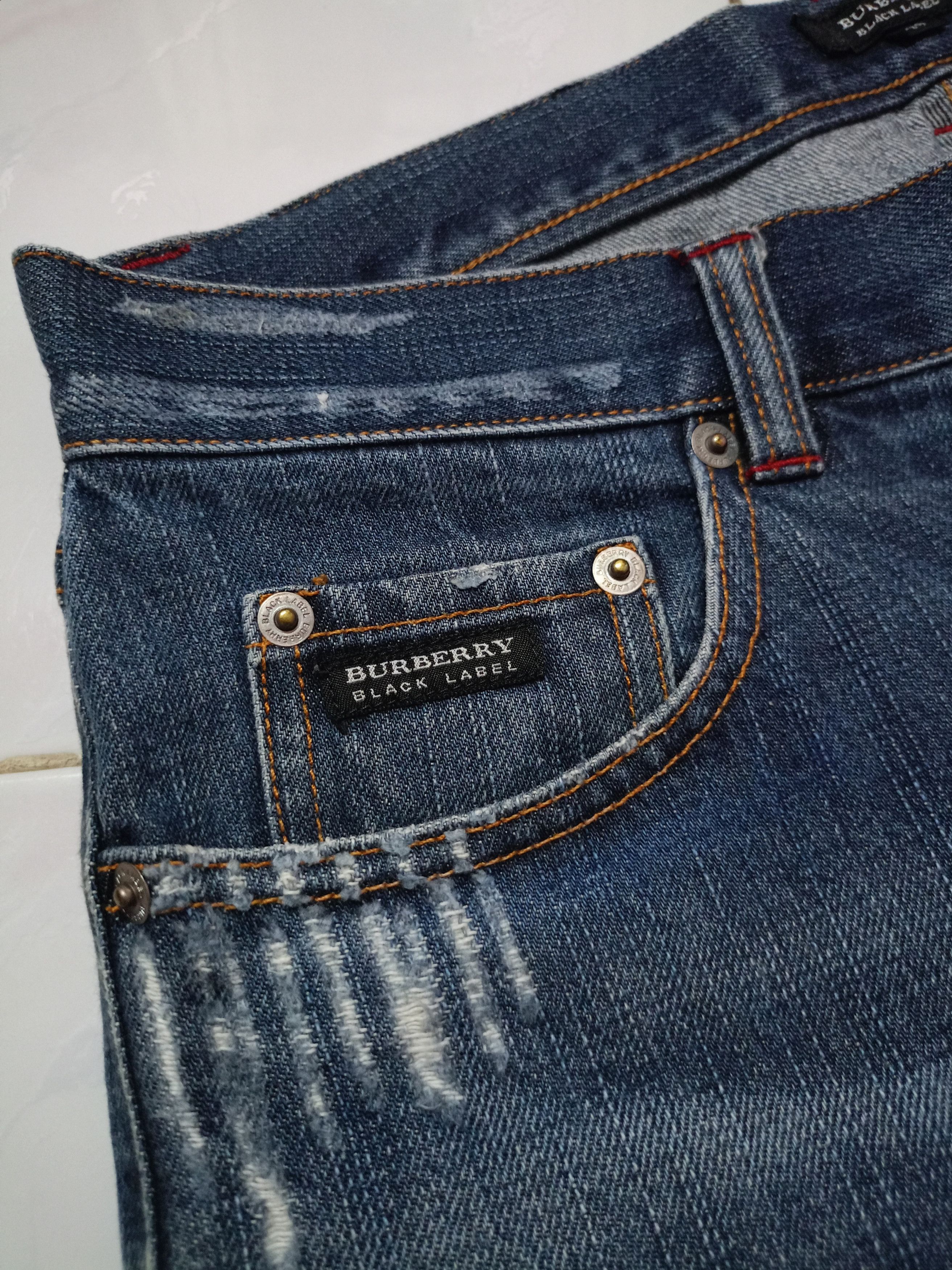 Burberry × Japanese Brand Vintage Distressed X Burberrys black label Size US 34 / EU 50 - 5 Thumbnail
