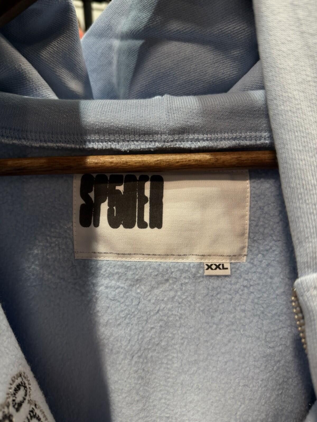 Sp5der Sp5der Blue Stone Zip Up Hoodie Size (XXL) 2026 Size US XXL / EU 58 / 5 - 8 Thumbnail