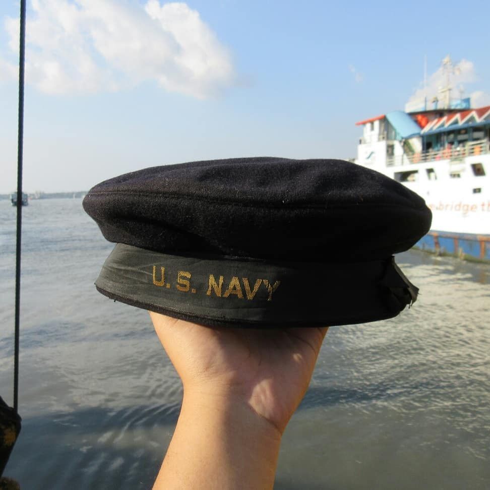 Aeronautica Militare U.S Naval Seaman Relic From The Archieve U.S Navy berret cap Size ONE SIZE - 3 Thumbnail