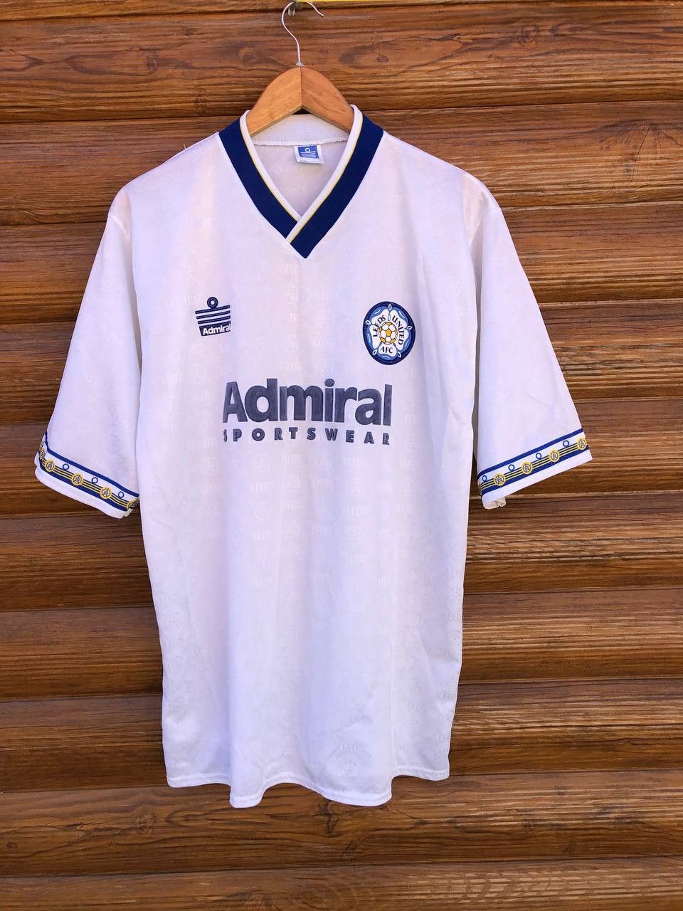 LEEDS UNITED ADMIRAL VINTAGE FOOTBALL JERSEY SHIRT